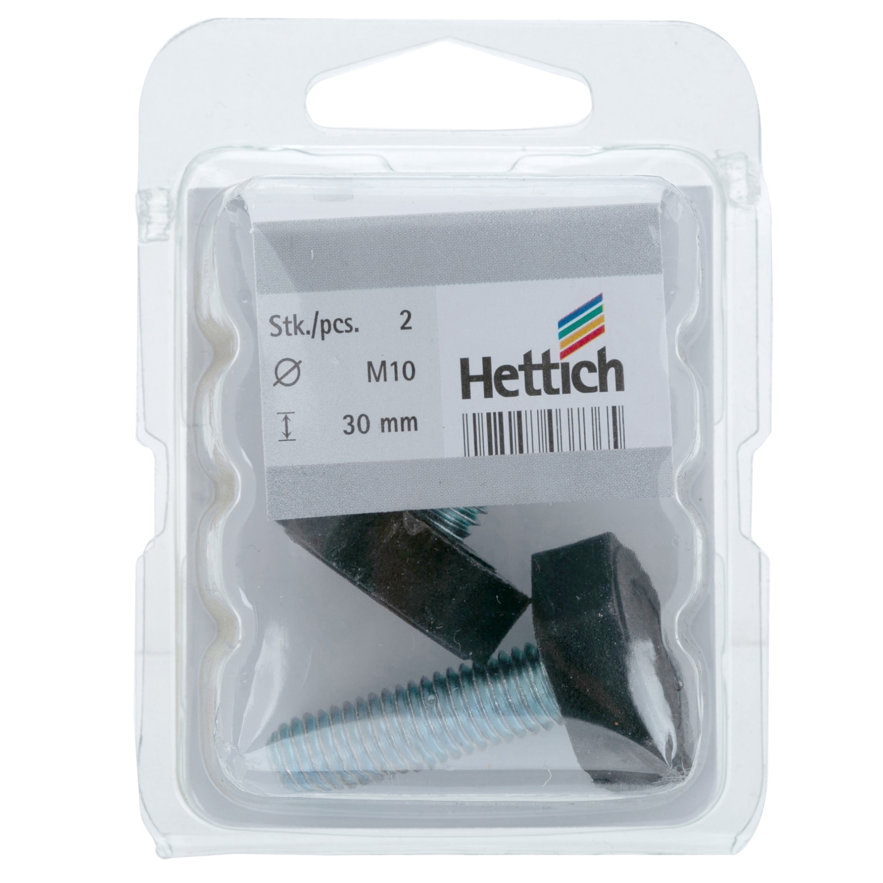 Hettich Leveling Screws (2 pcs, M10 x 30 mm)