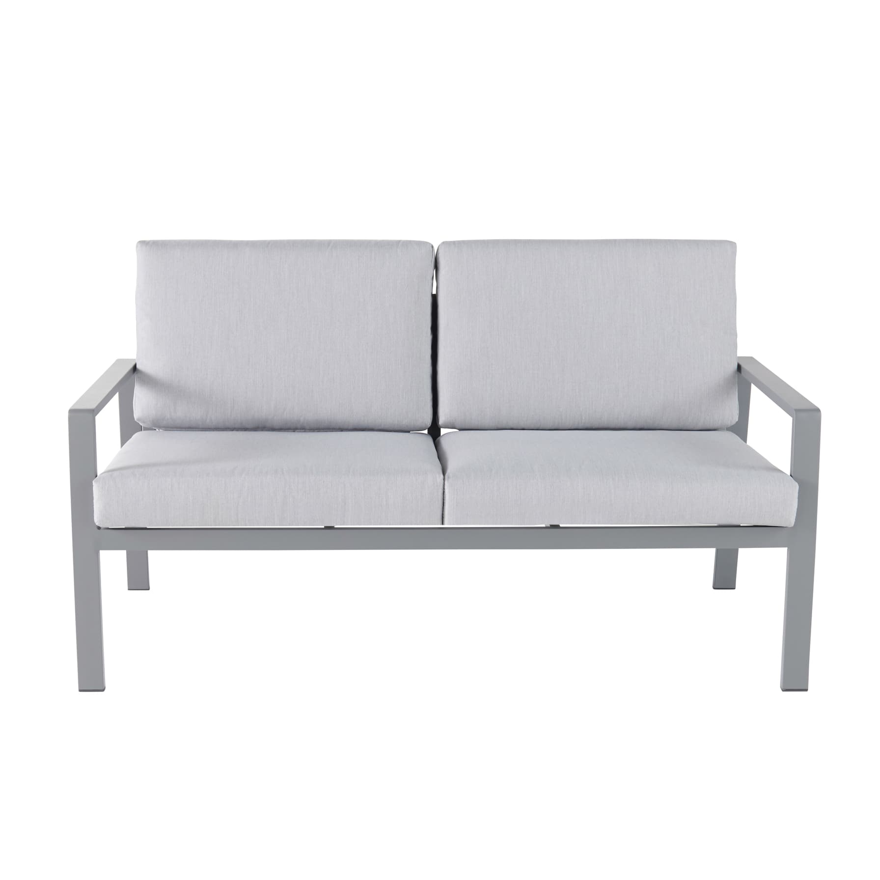 Moorea 4-Seater Aluminum Outdoor Sofa Set W/Cushions GoodHome (4 Pc.)