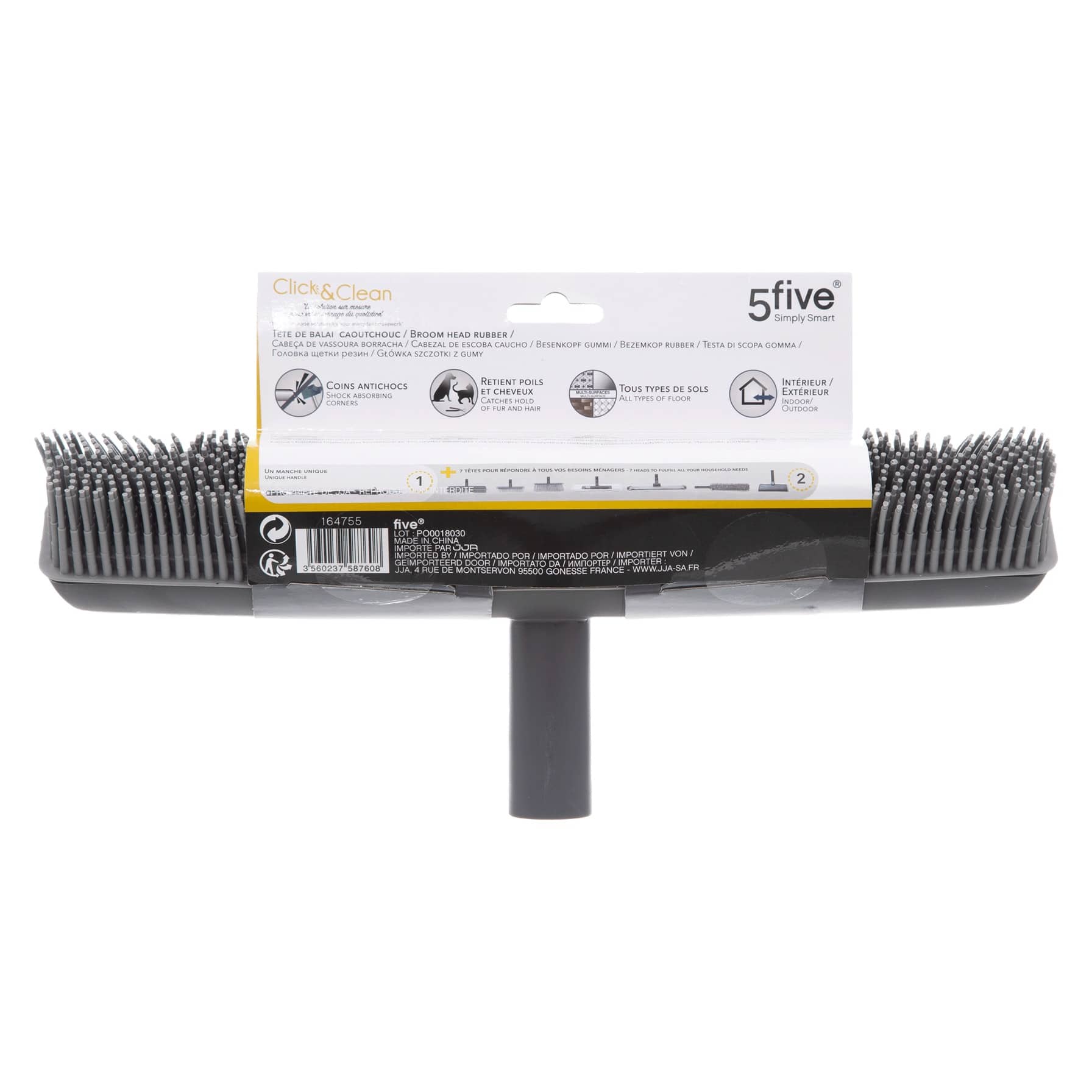 5Five Polypropylene Bristle Broom Head (33.5 x 7 x 13 cm)