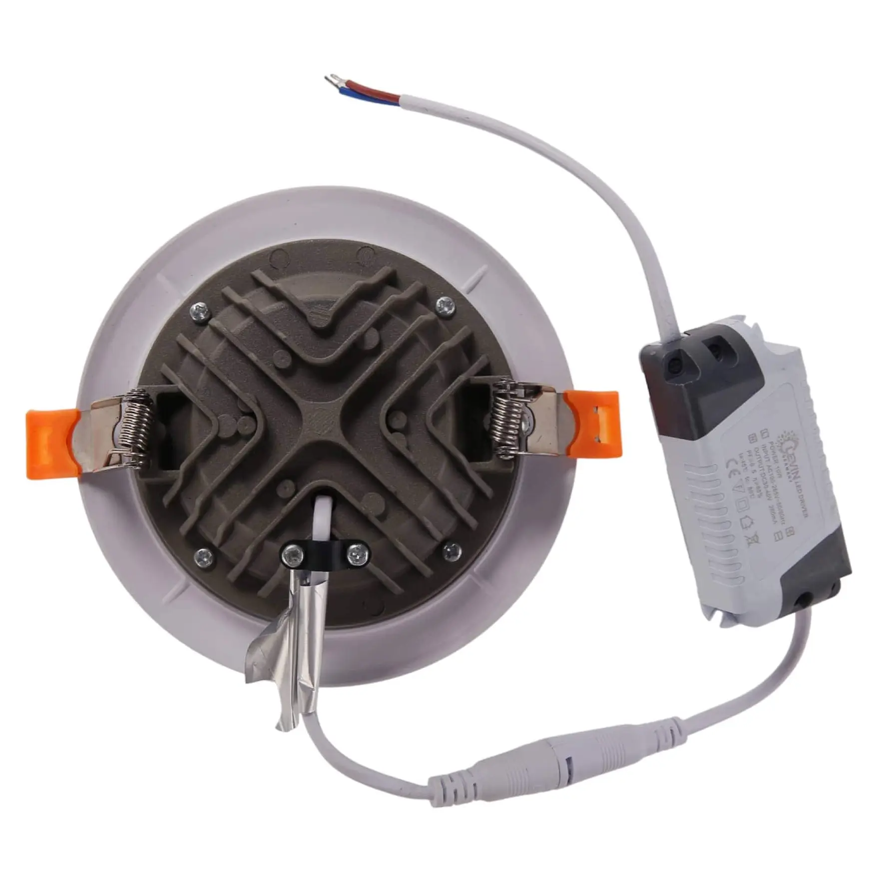 Levin LED Panel Light (100 mm, 10 W, Warm White)
