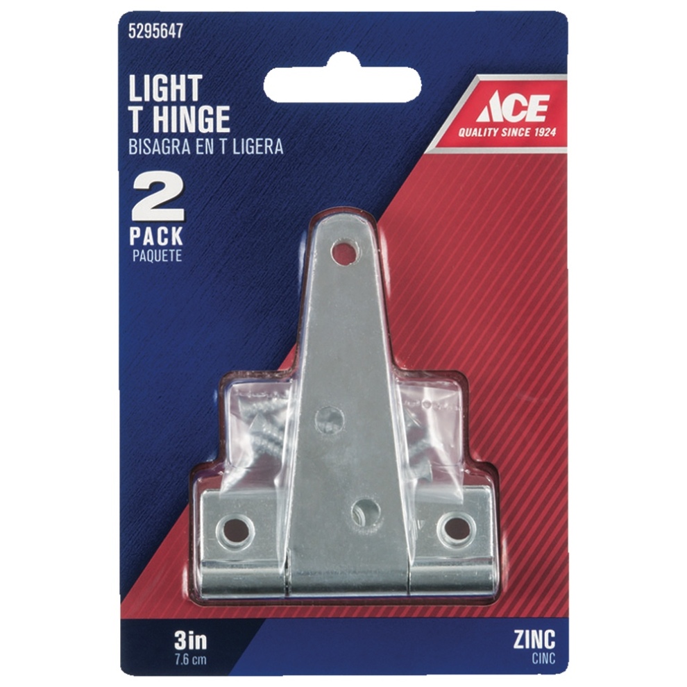 Ace Steel Light Duty T Hinge (7.62 cm, 2 Pc.)