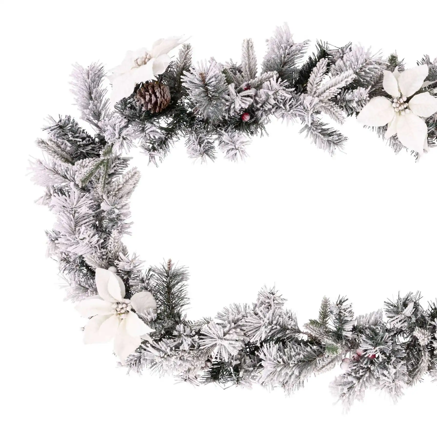 Atmosphera Flocked Garland (25 x 200 cm)
