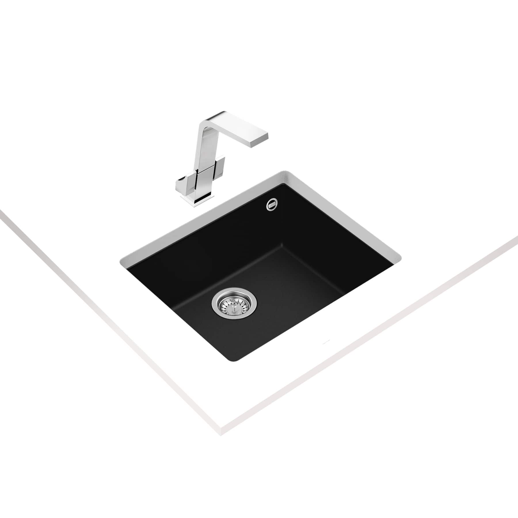 Teka Tegranite Quartz & Acrylic Resin Undermount Sink (40 x 20 x 54 cm)