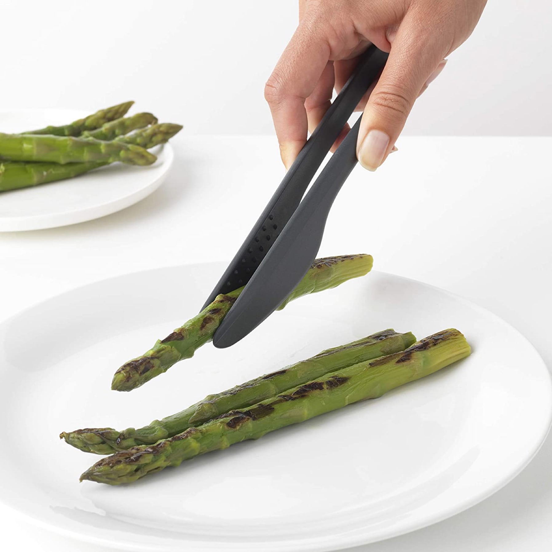 Brabantia Tasty+ Nylon Kitchen Tongs Plus Tweezers (2.7 x 7.2 x 29.2 cm)