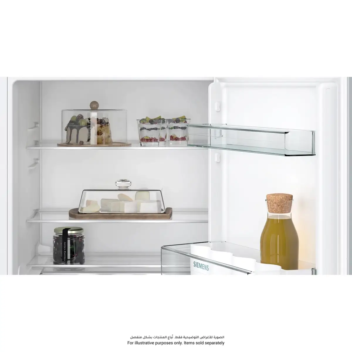 Siemens IQ300 Built-In Under Counter Refrigerator, KU21RVFE0M (134 L)