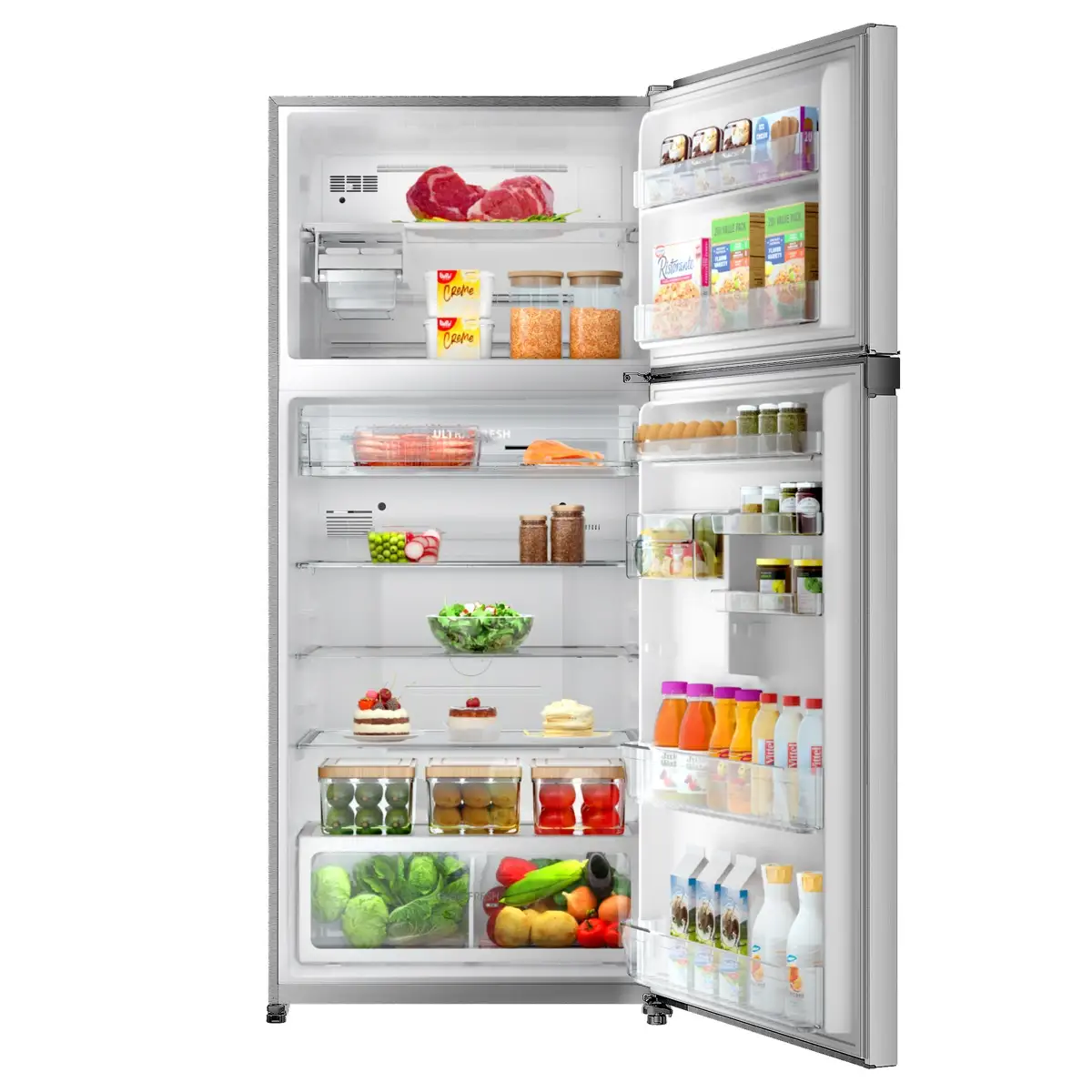 Toshiba Freestanding Top Mount Refrigerator, GR-RT835WE-(RG) (835 L, Rikyu Grey)