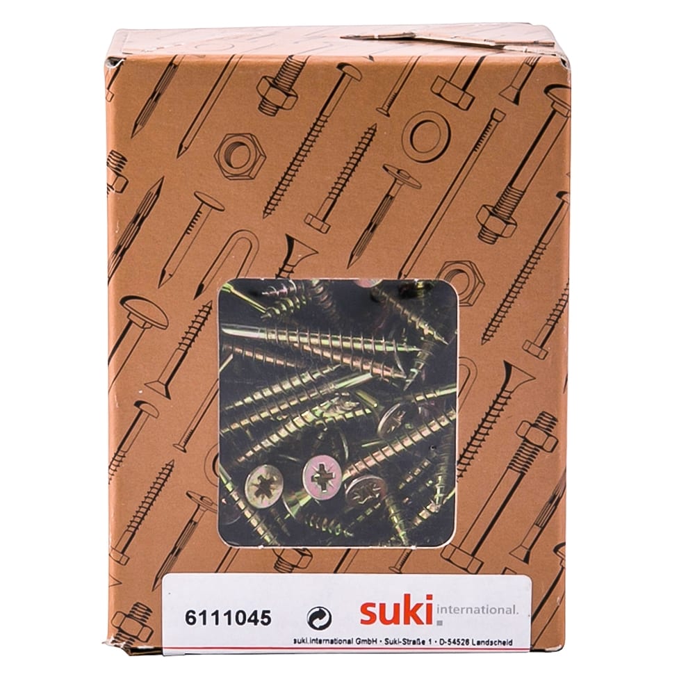 Suki Chipboard Screws (4.5 x 45 mm)