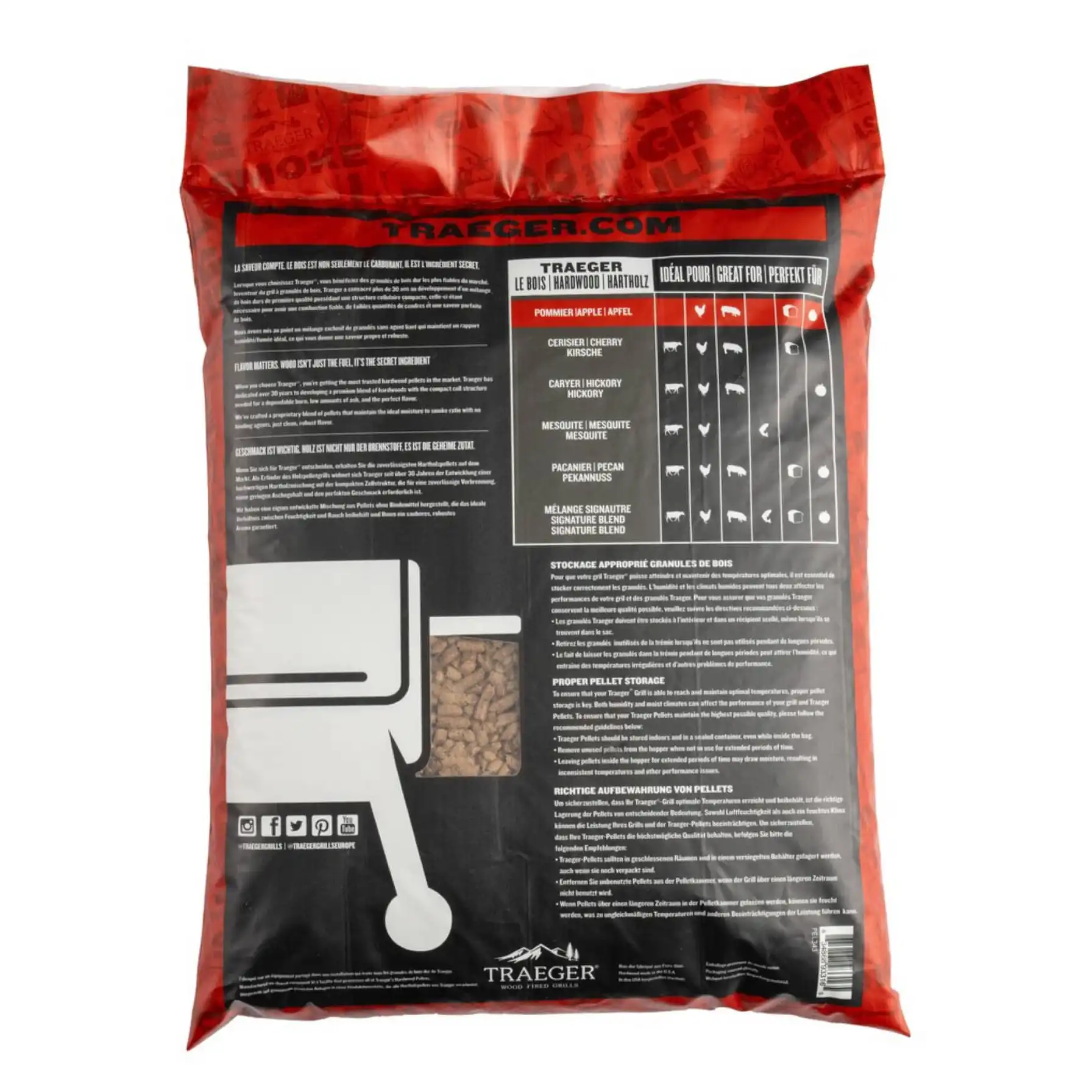 Traeger Apple Pellets (9 kg)