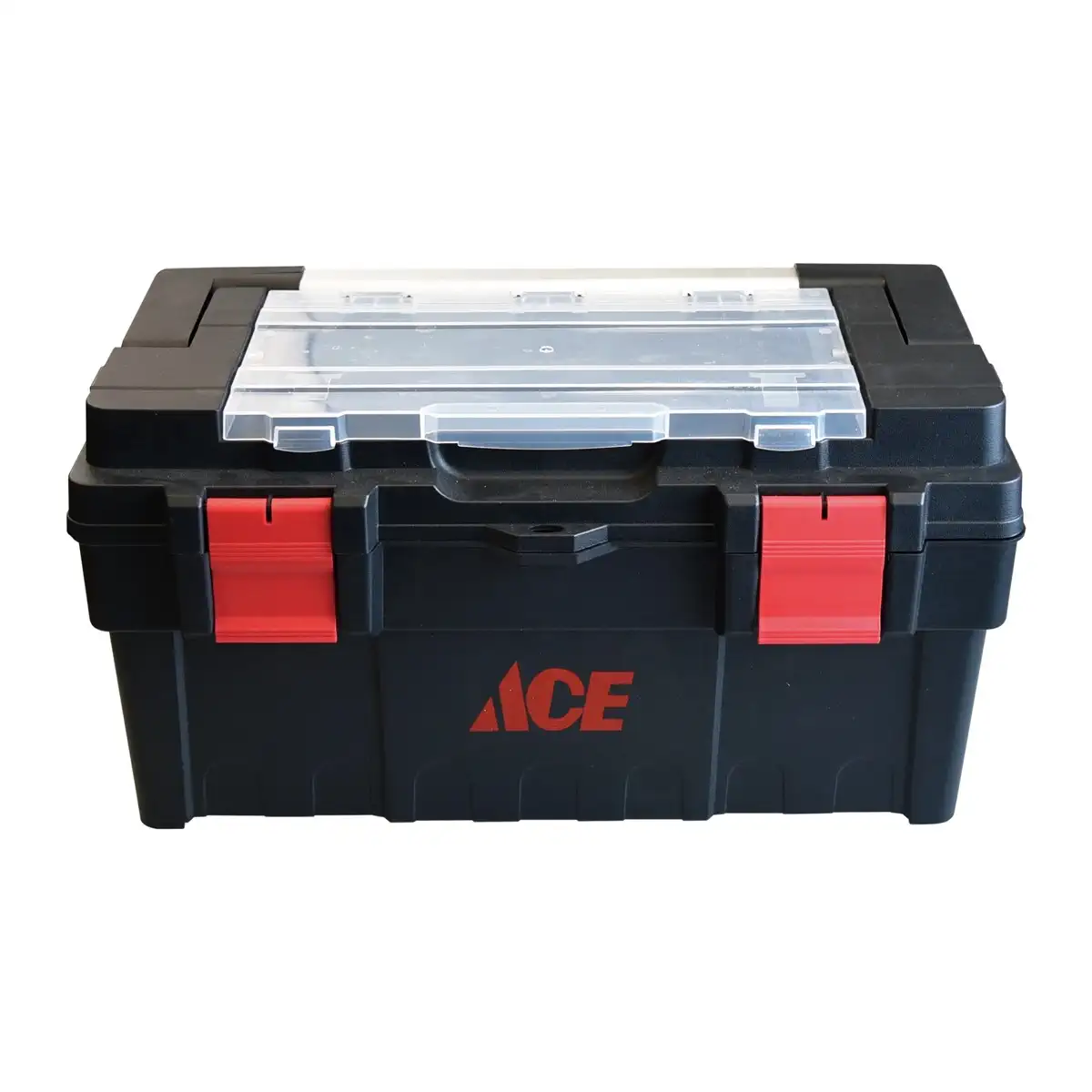 ACE 2-Piece Plastic Rolling Tool Chest with Handle & Wheels