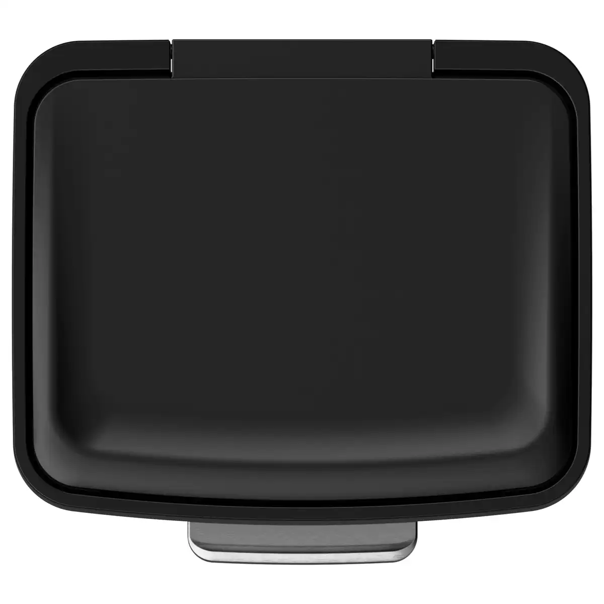Eko Hana Plastic Wheeled Step Bin (15 L, Black)