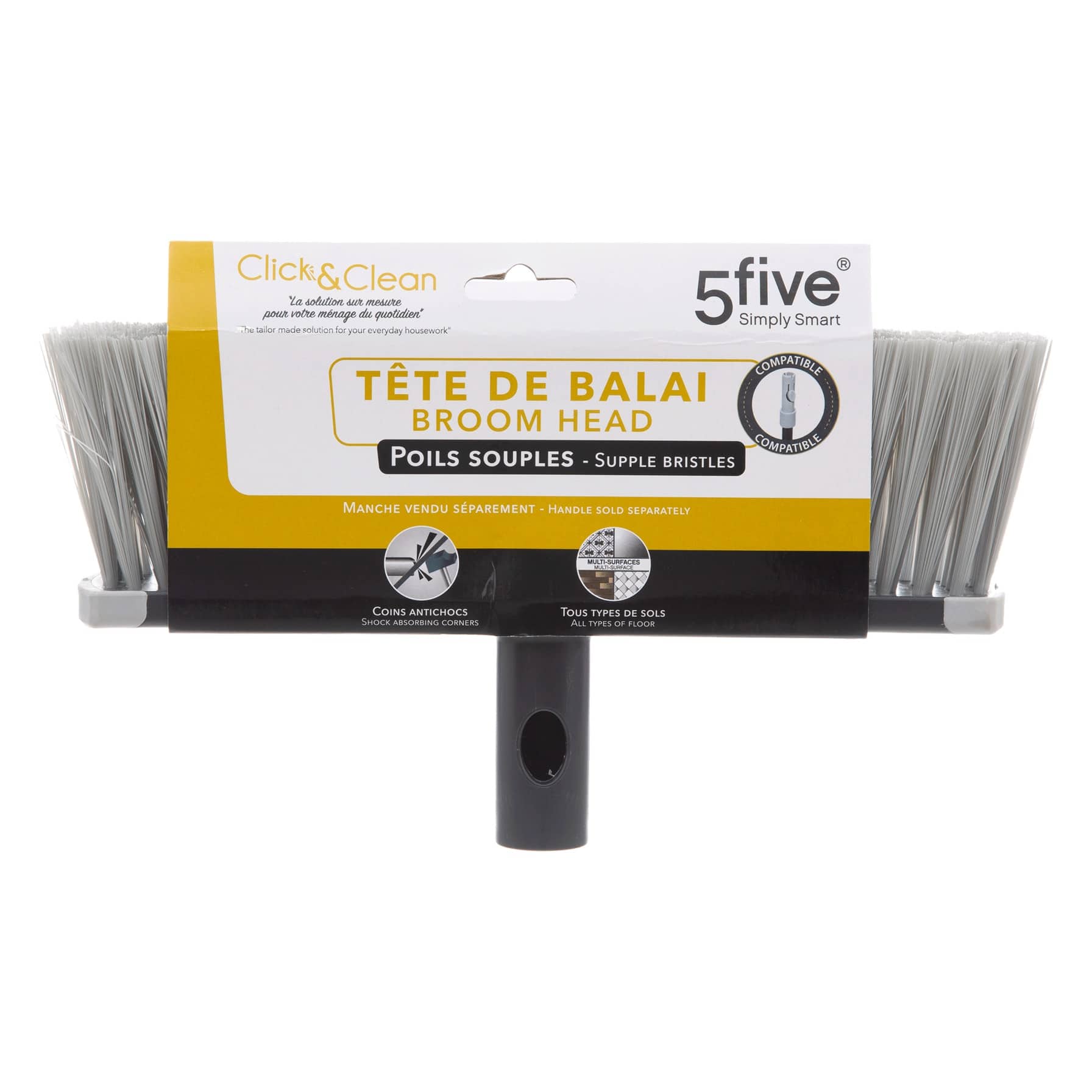5Five Polypropylene Brush Broom Head (27 x 5 x 15.5 cm)