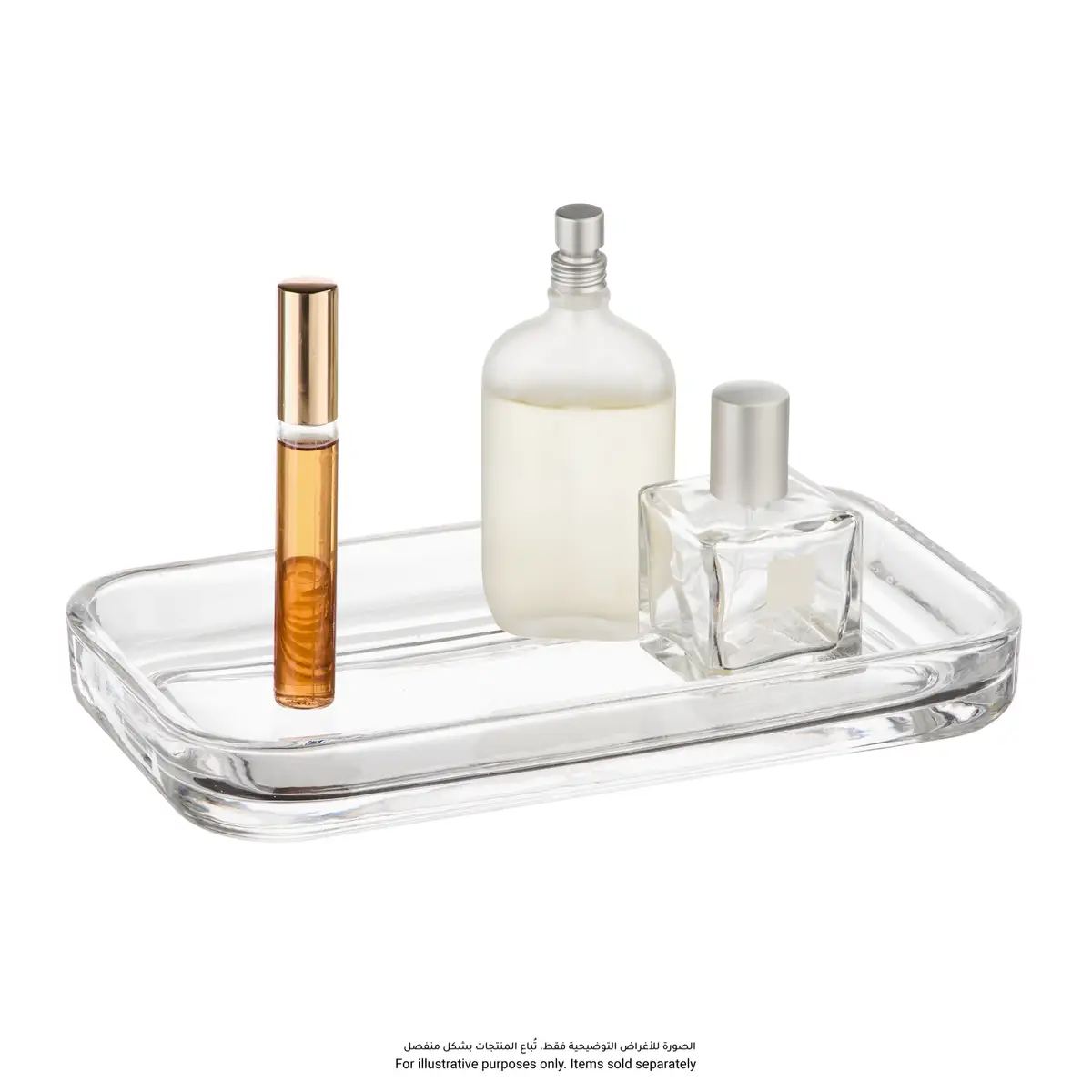Interdesign Apothecary Tray (24.3 x 14.4 x 4.3 cm, Clear)