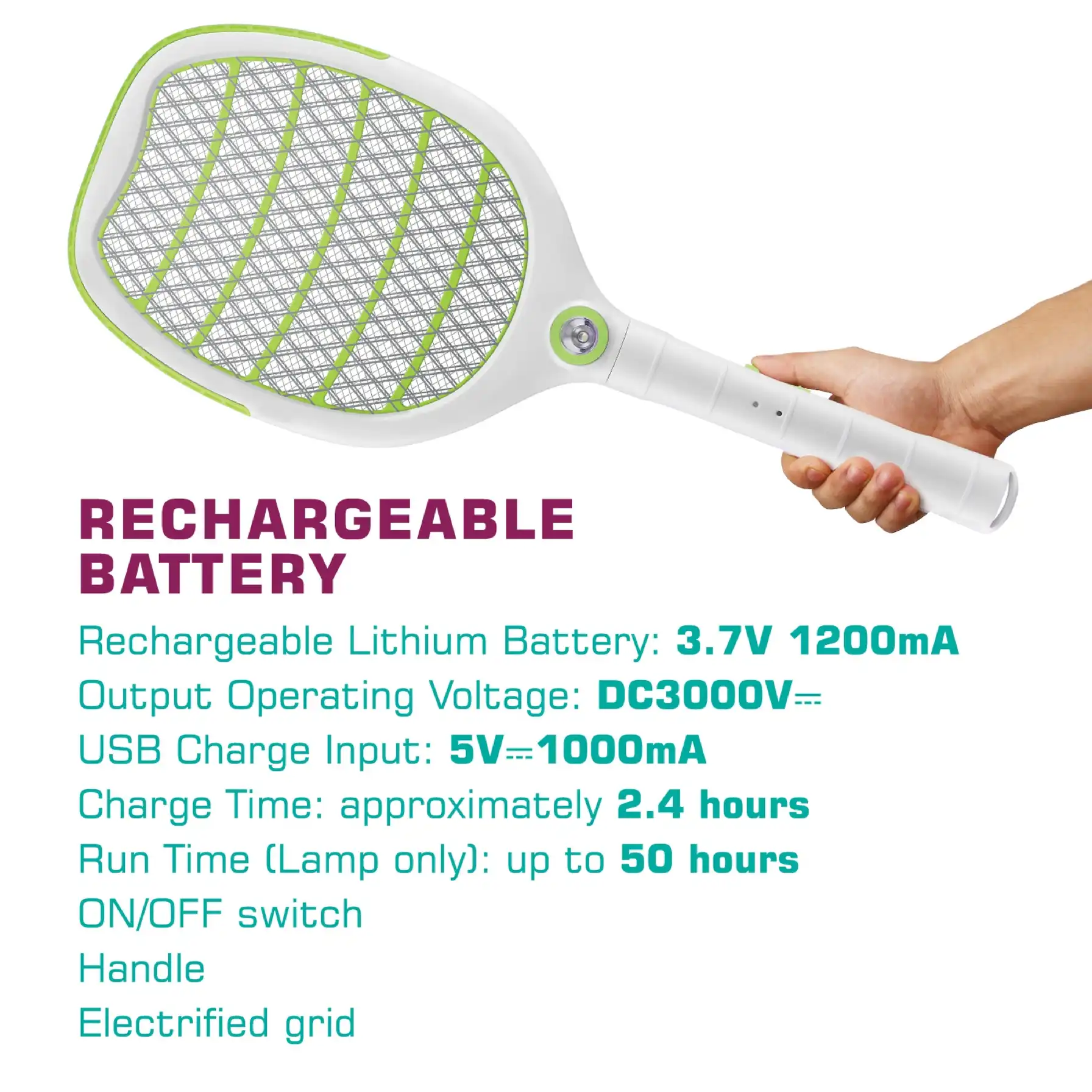 Gecko Racquet Zapper, GKEUBZMP001