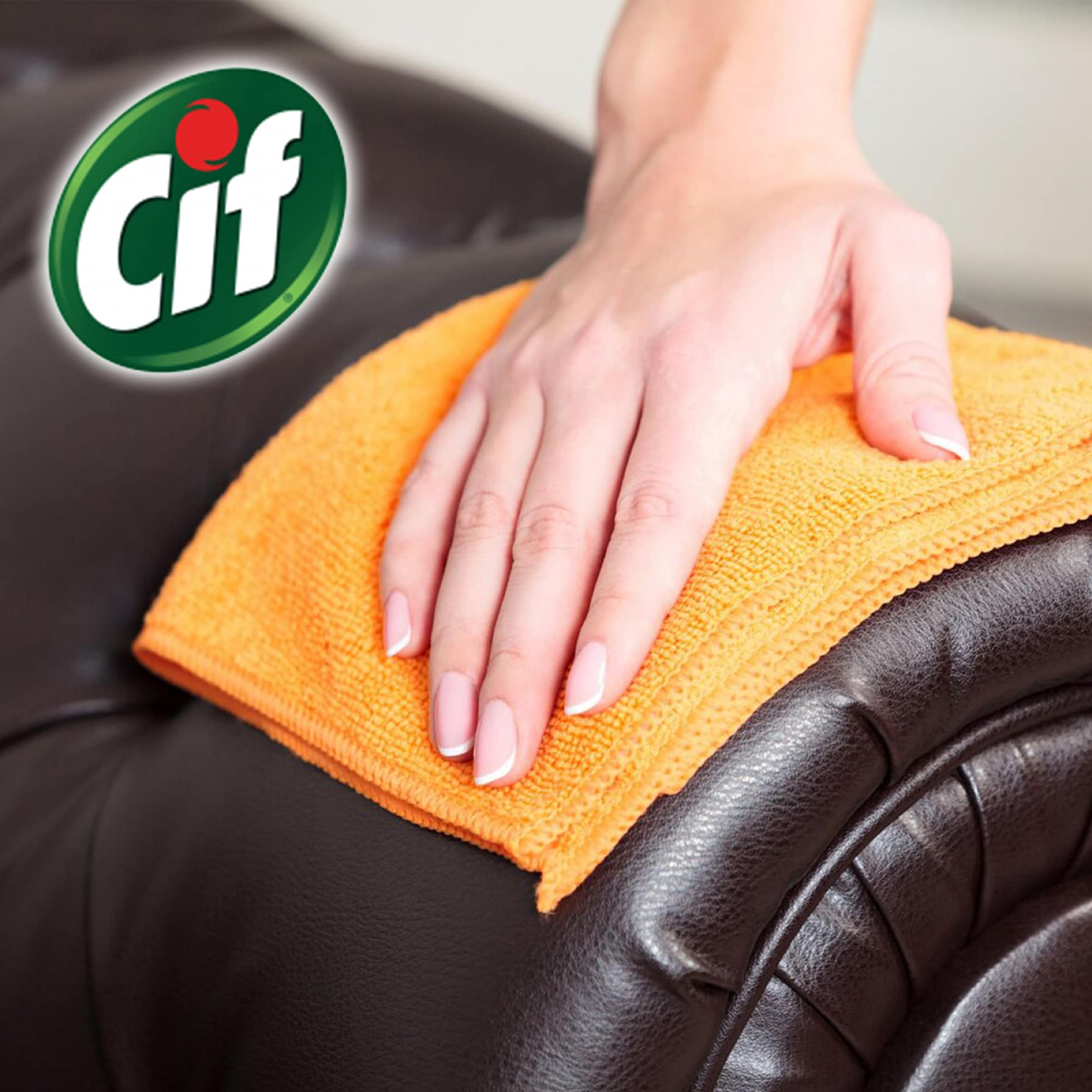 Cif Perfect Finish Leather Cleaner Spray (435 ml)