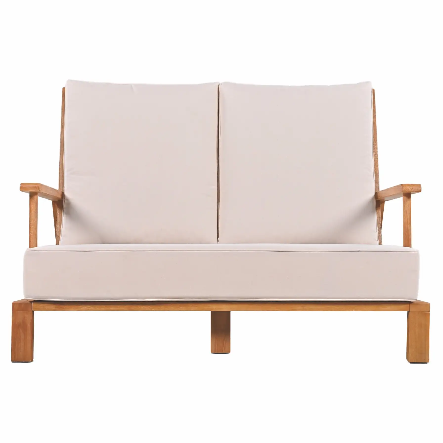 Living Accents Milan 4-Seater Acacia Wood Outdoor Sofa Set (144 x 111 x 91 cm)