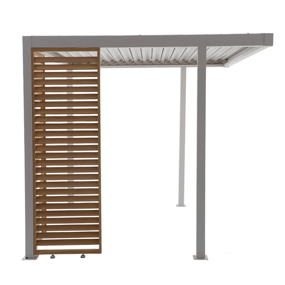 Origin Grill Gazebo W/Slat Side Wall (258 x 258 x 235 cm)