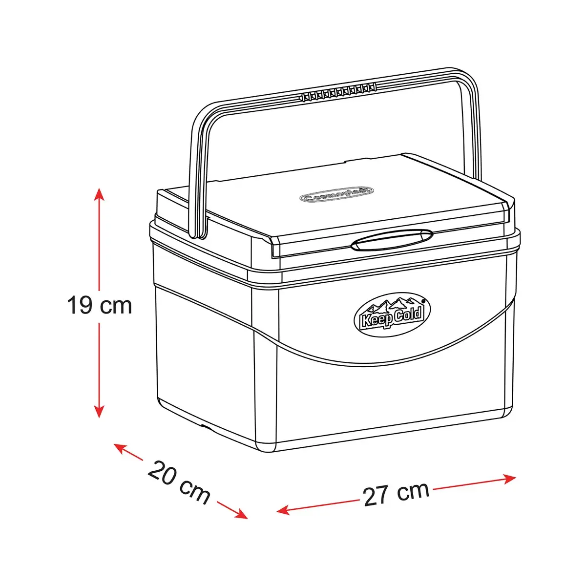 Cosmoplast Keep Cold Ice Box (5 L)