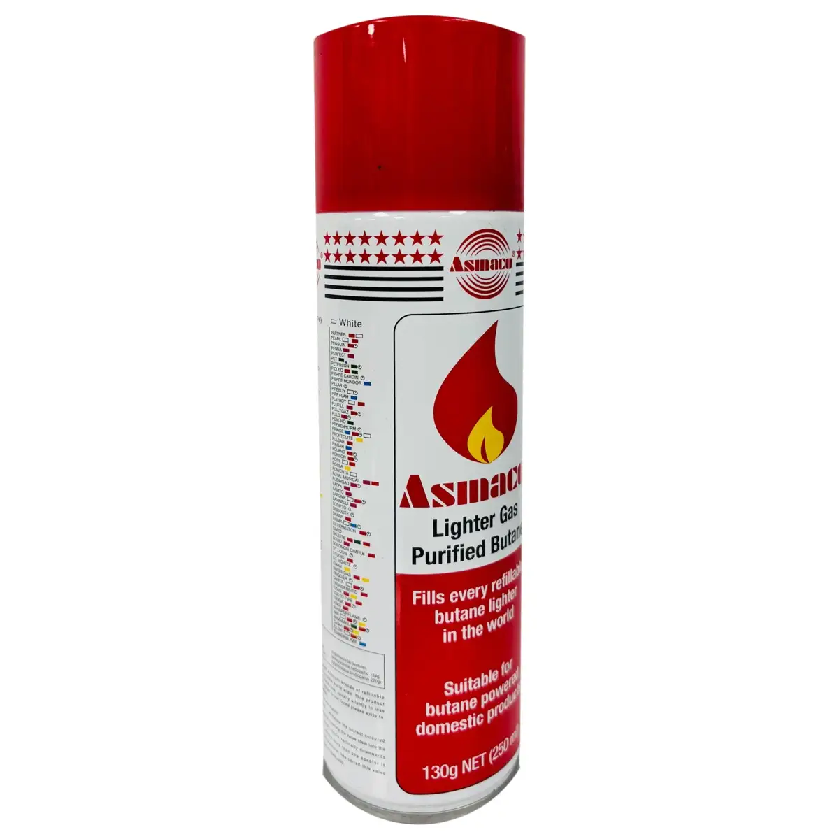 Asmaco Refilling Lighter Gas Purified Butane Canister