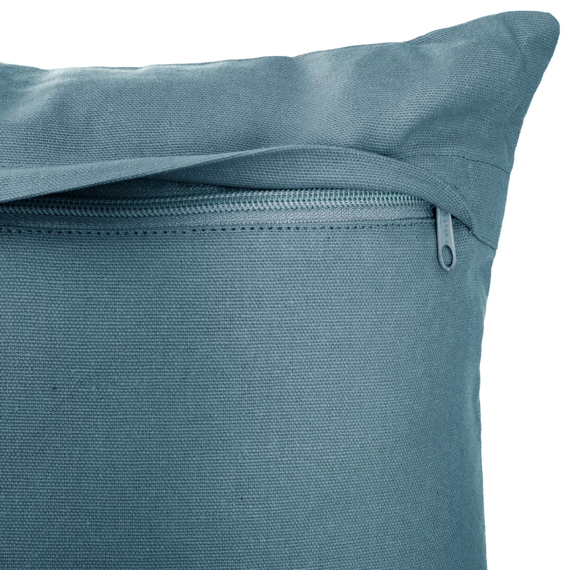 Atmosphera Patterned Cushion (38 x 38 cm, Blue)