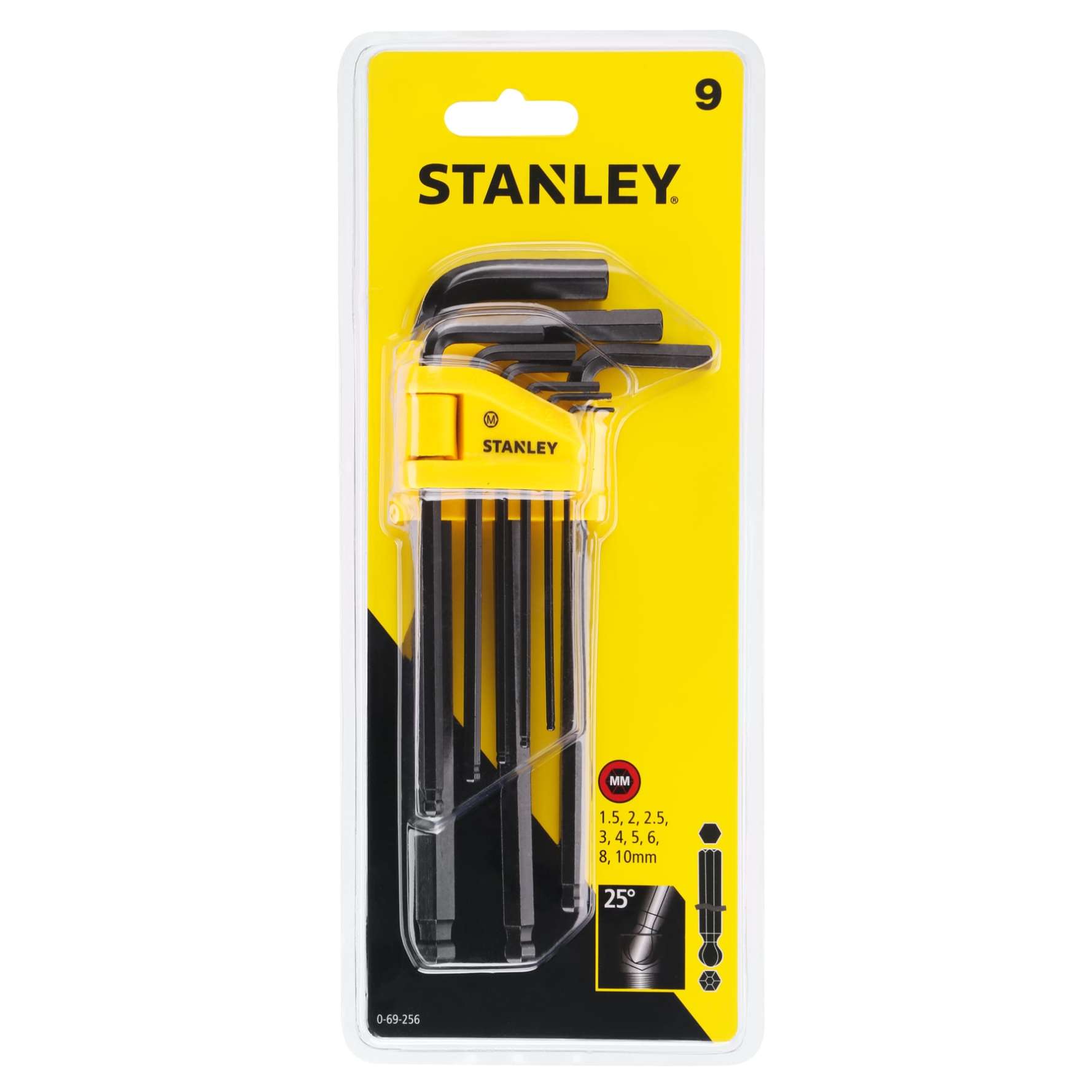 Stanley Ball End Hex Keys (9 pcs)