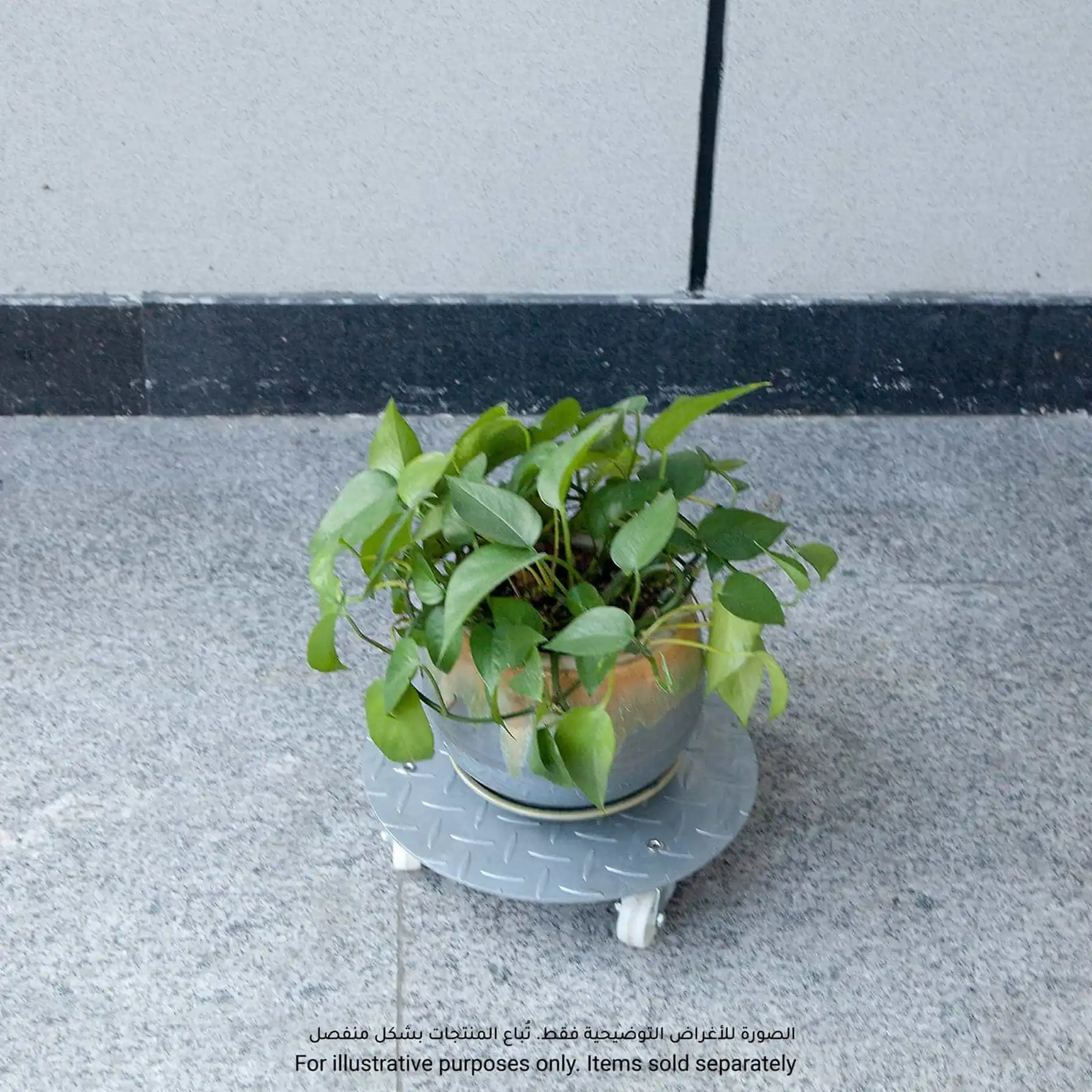Diall Metal Pot Mover (150 kg, 30 x 7.2 cm)
