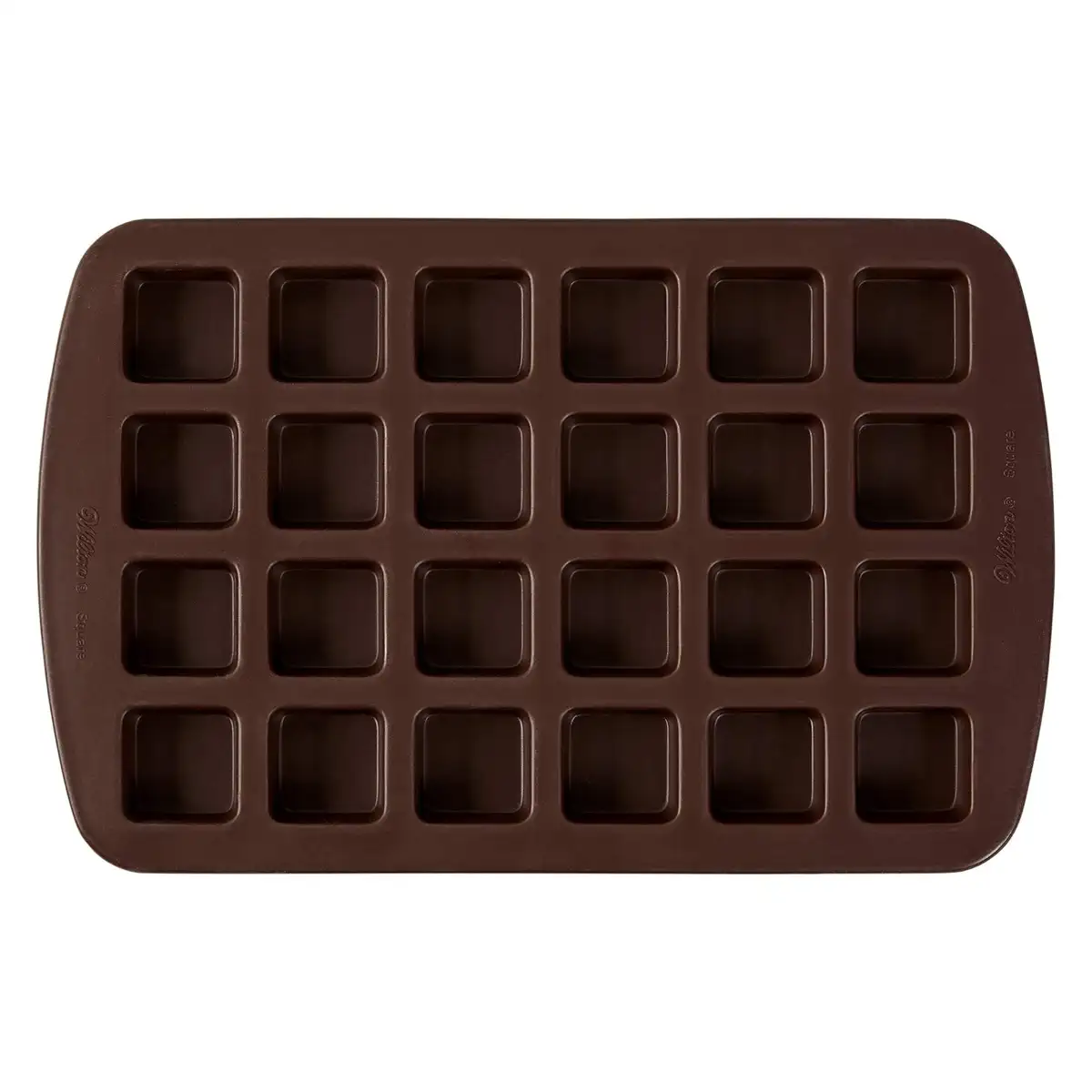 Wilton Silicone Brownie Square Mold (24 cups)