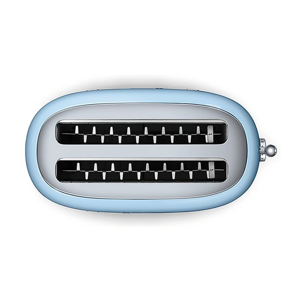 SMEG TSF01PBUK Stainless Steel 2-Slice Retro Toaster (950 W, Pastel Blue)