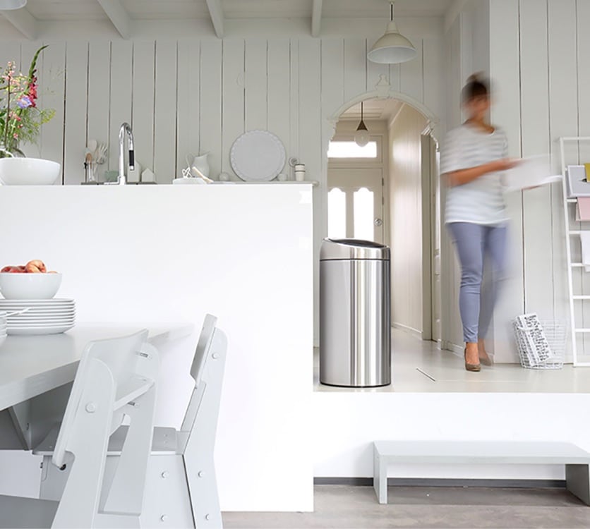 Brabantia Touch Bin Deluxe (Matt Steel, 45 L)
