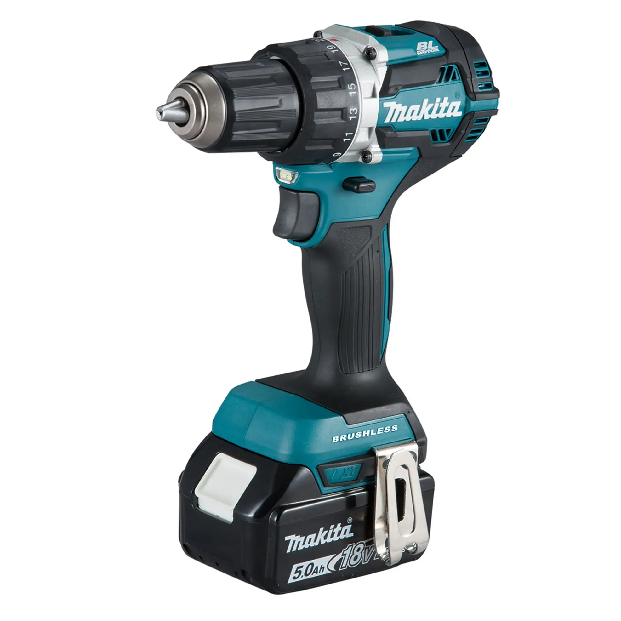 Makita Cordless Drill Driver W/Batteries & Charger, DDF484RTJ (18 V)