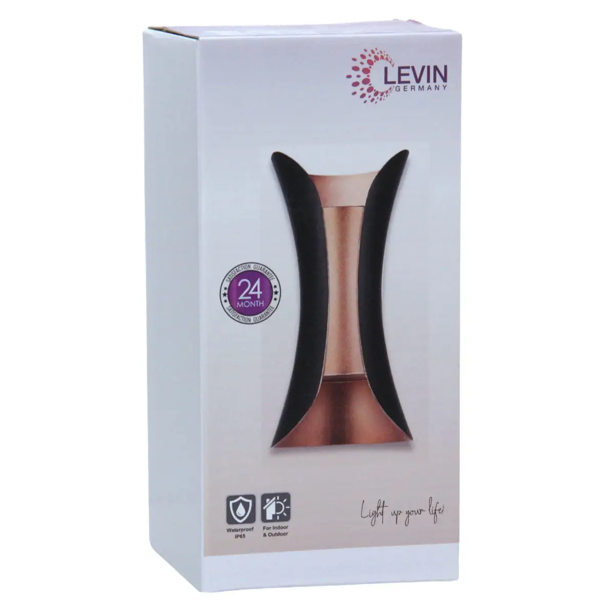 Levin Deco LED IP65 Wall Light, 01BB10