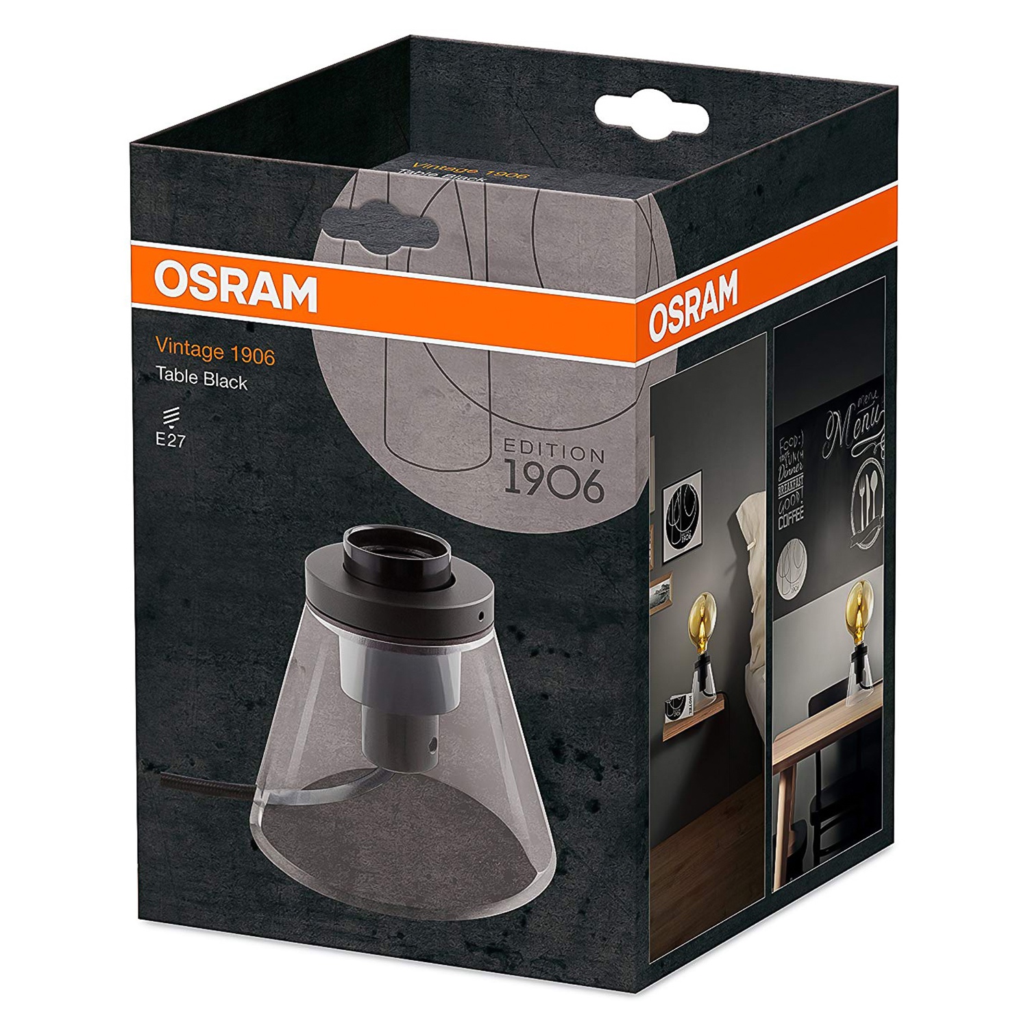 Osram Vintage 1906 Table Black Table Lamp 