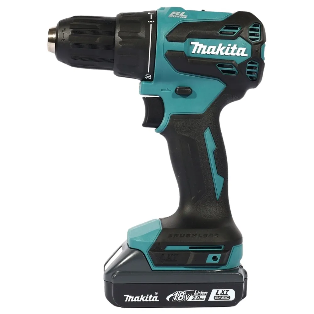 Makita Cordless Hammer Drill W/Bits & Tape Measure, DHP490WVX6-Combo