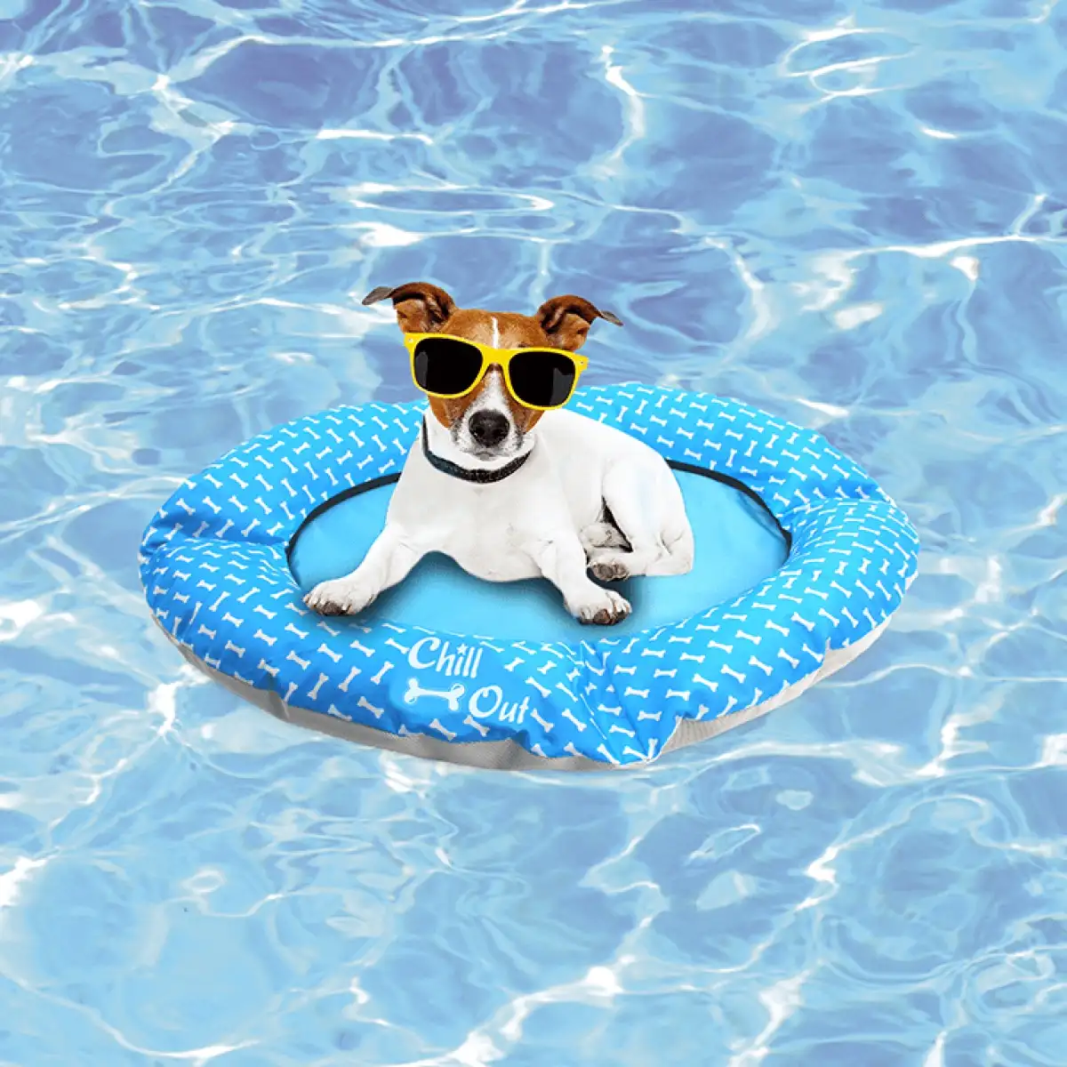 All For Paws Chill Out  Floating Bed (91.5 x 71 x 10 cm)