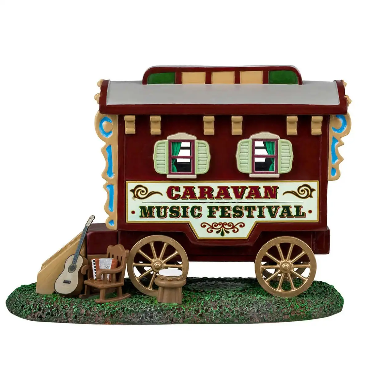 Lemax Resin Caravan Music Festival Decoration (12 cm)