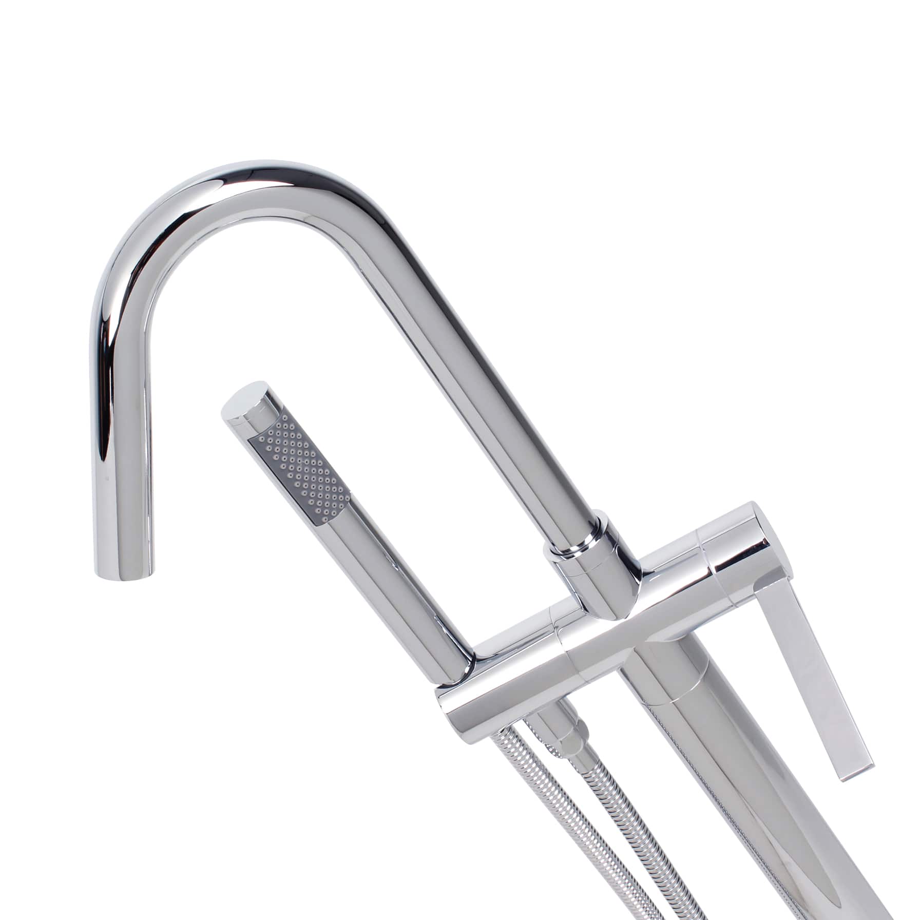 Bold Brass Freestanding Faucet (98 x 33 x 9 cm