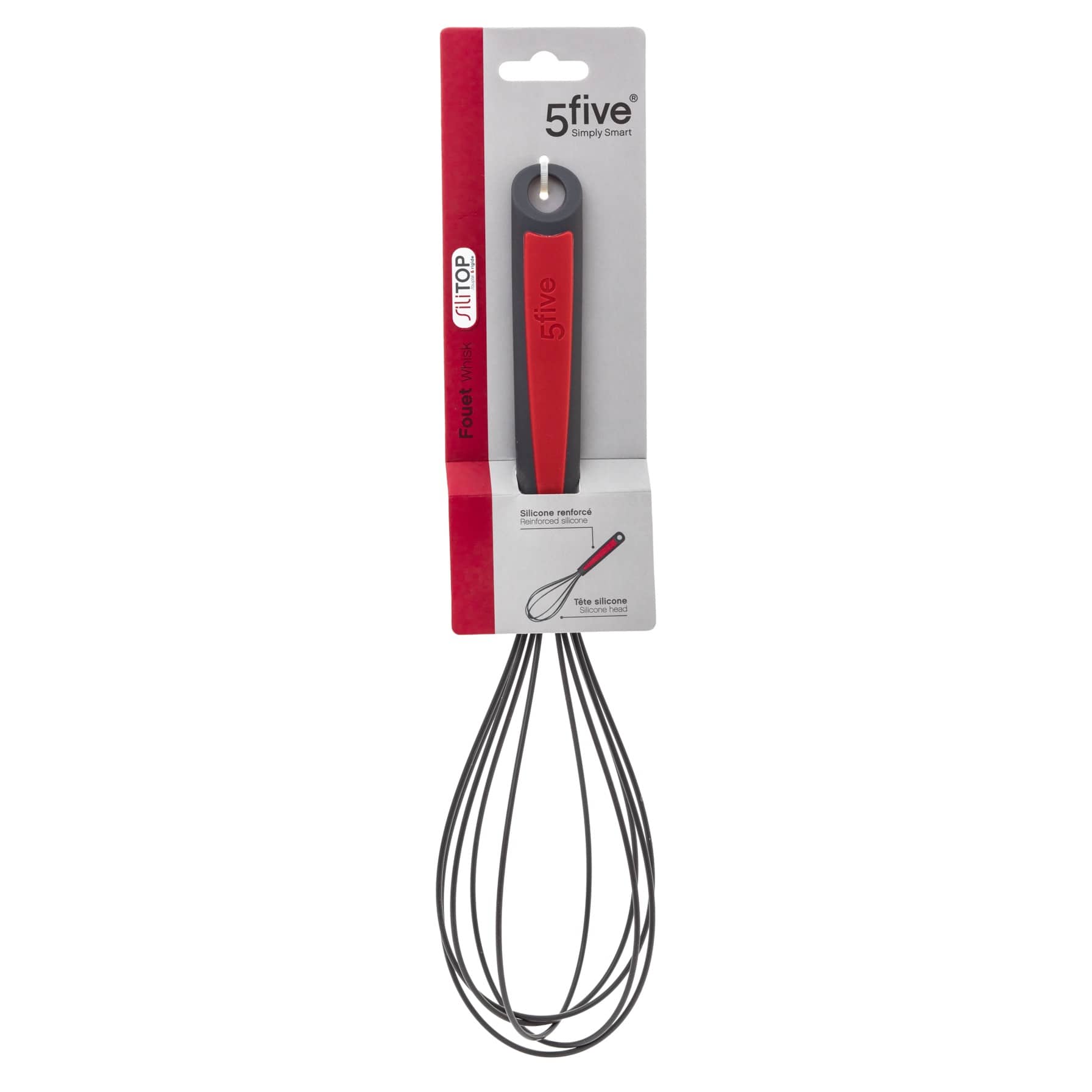 5Five Silitop Silicone Whisk (7.7 x 33 cm)