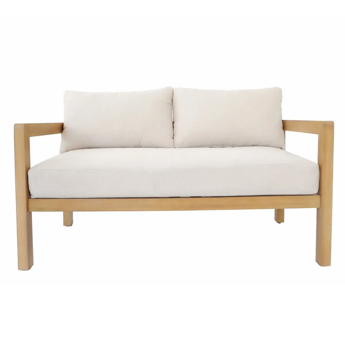 Dolce Acacia Wood 2-Seater Outdoor Sofa (63 x 73 x 133 cm)