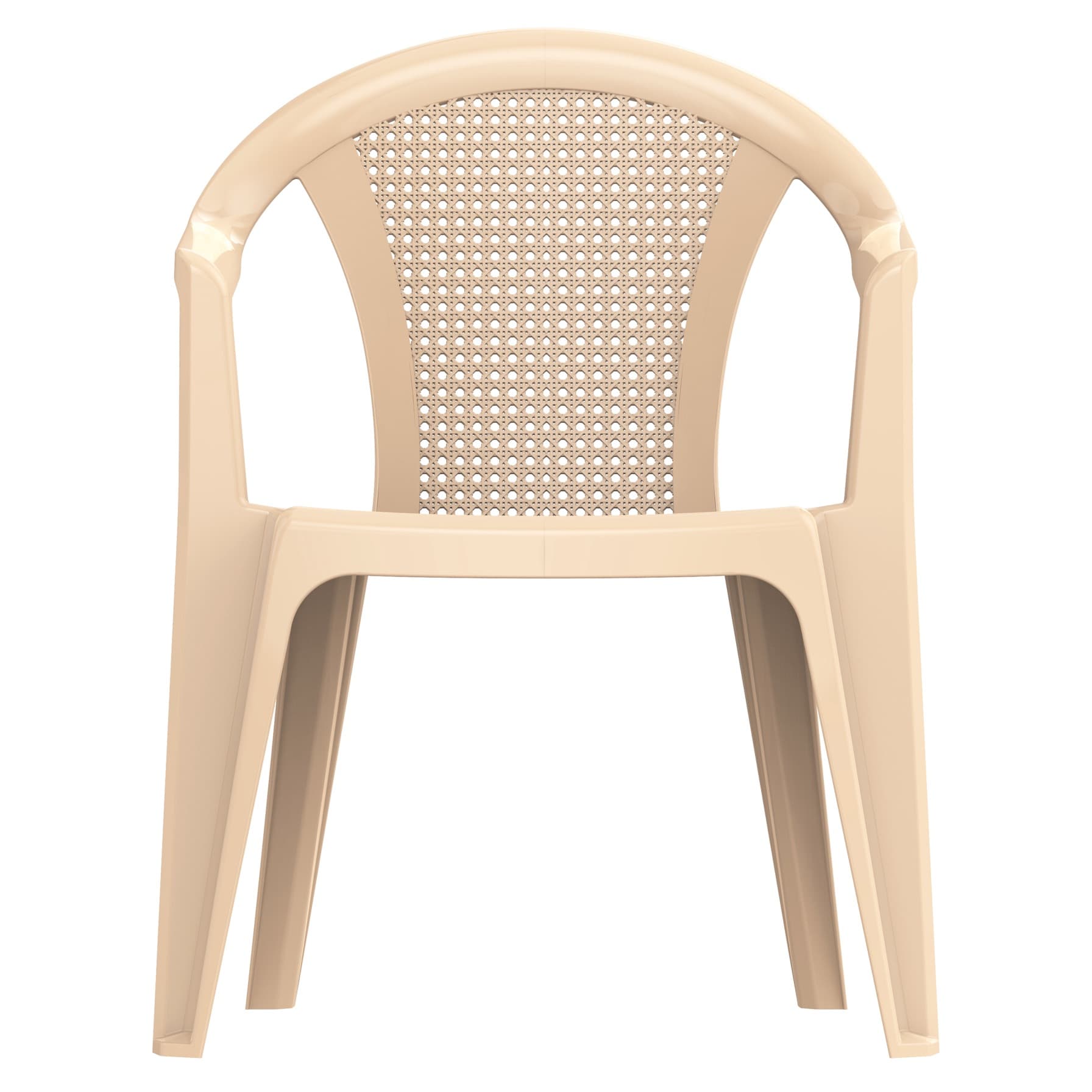 Cosmoplast Plastic Bamboo Armchair (63 x 58 x 81 cm)