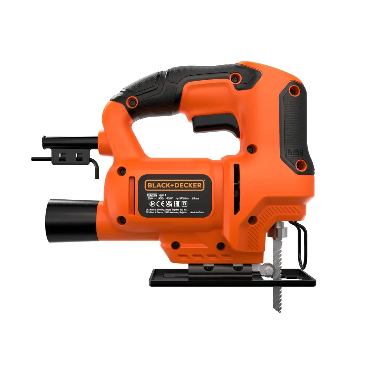 Black+Decker Corded Single Speed Jigsaw (400 W)
