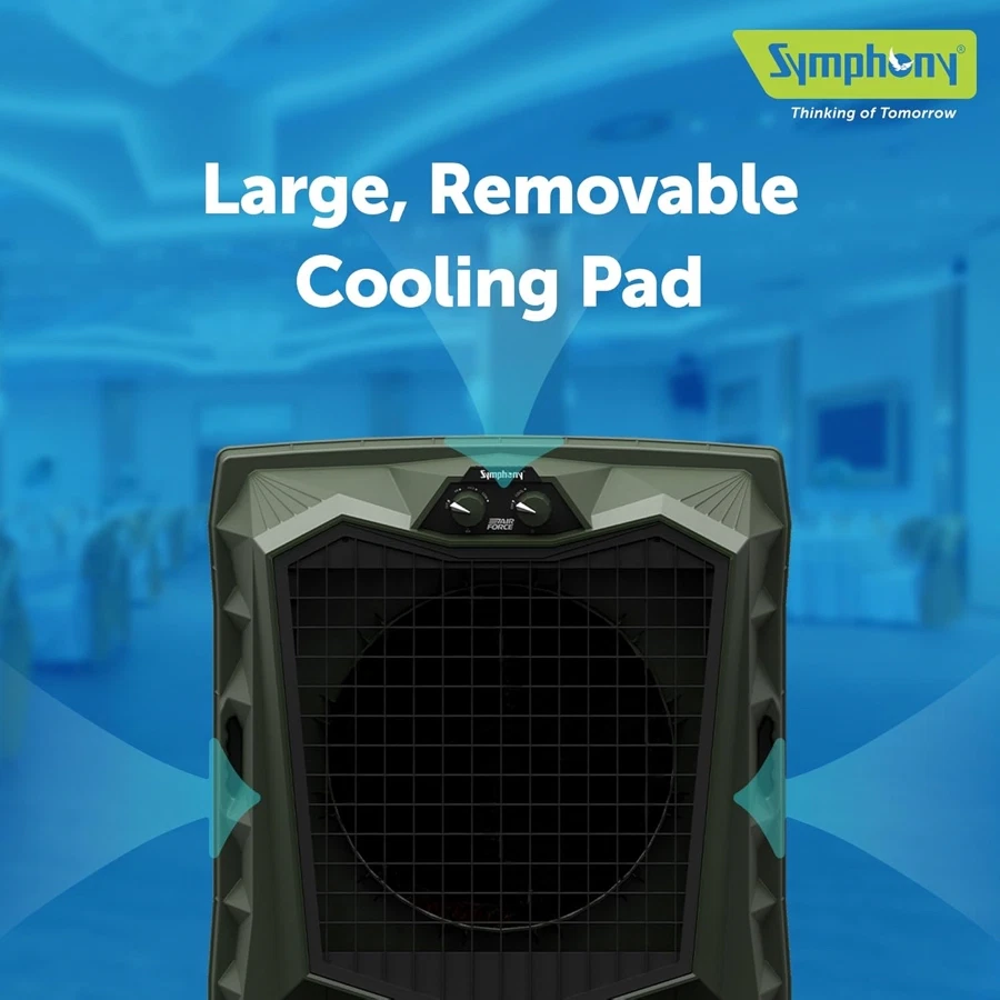 Symphony Airforce Commercial Outdoor Air Cooler, (100 L, 10000 m³/h)