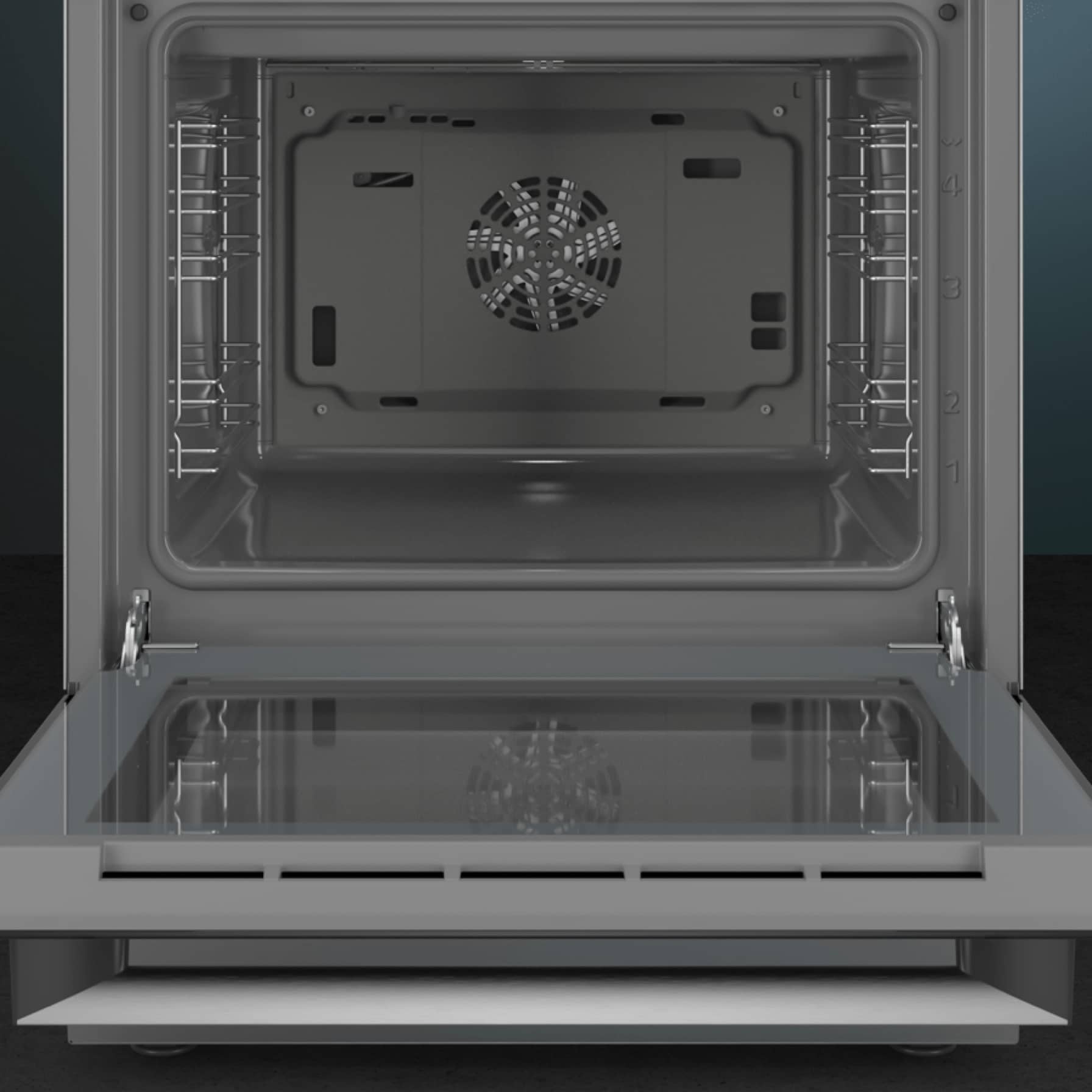 Siemens iQ300 Freestanding 4 Zones Electric Cooker, HK8Q3A150M (60 x 60 x 85 cm)