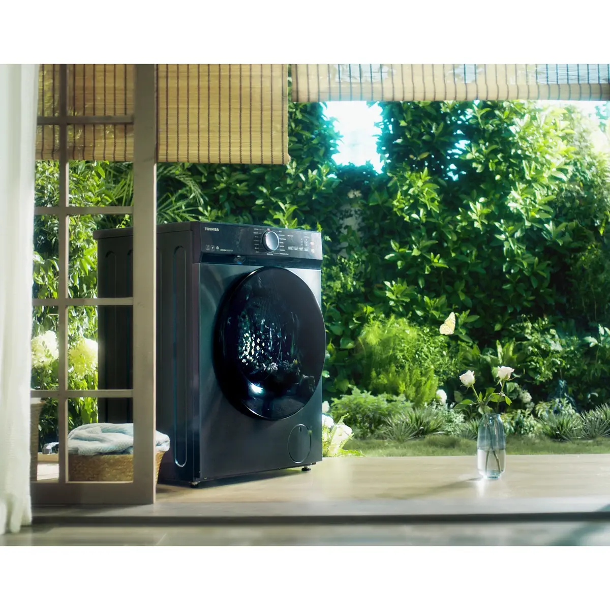 Toshiba 9 Kg Freestanding  Front Load Washer, TW-T21BU100UWB(MG) (Grey, 1400 rpm)