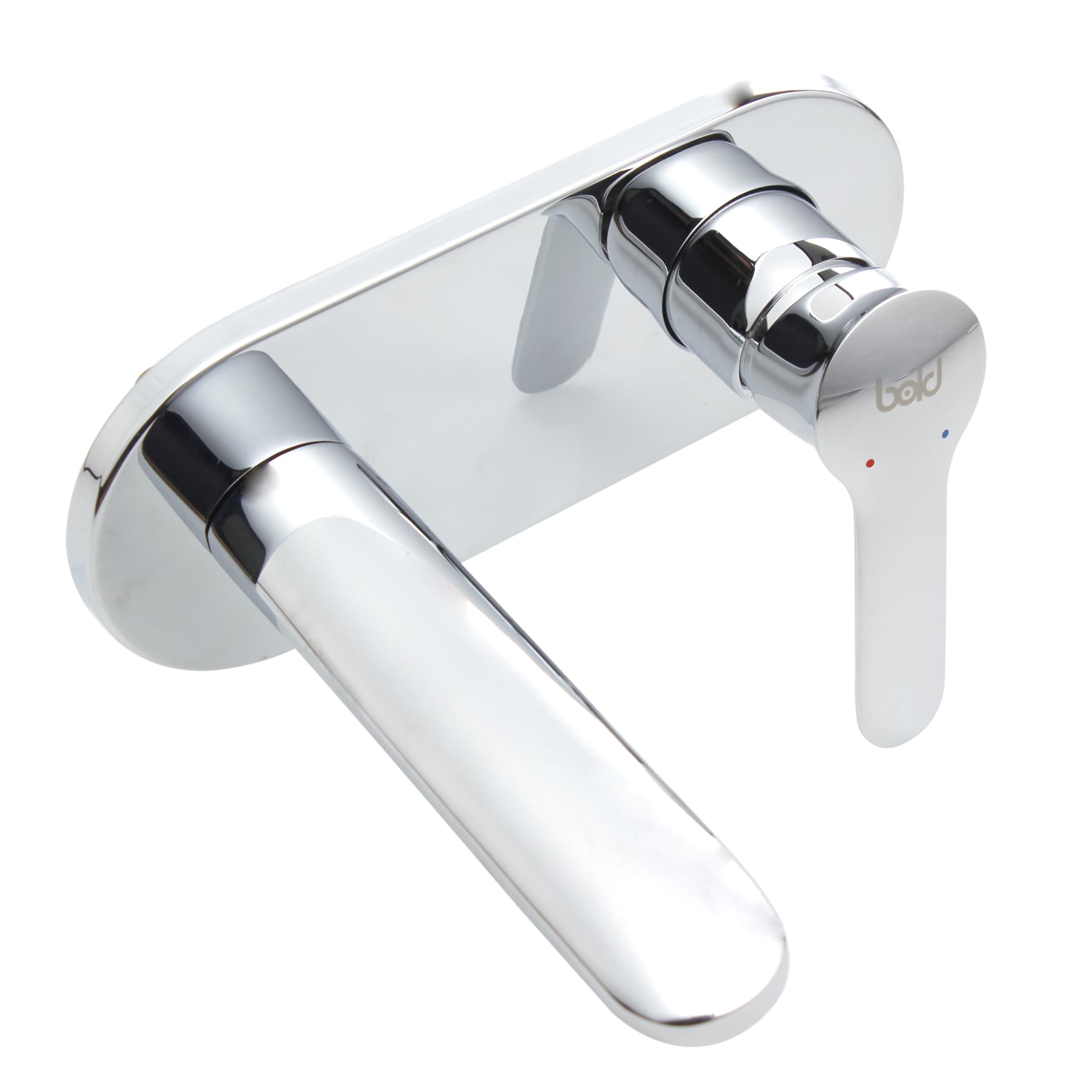 Bold Keiko Wall Mounted Wash Basin Mixer (22 x 17 x 10 cm, Chrome)