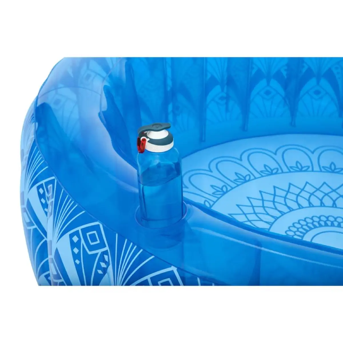 Bestway Inflatable Pool Bohemian Blue Design (168 x 53 cm, Multicolor)