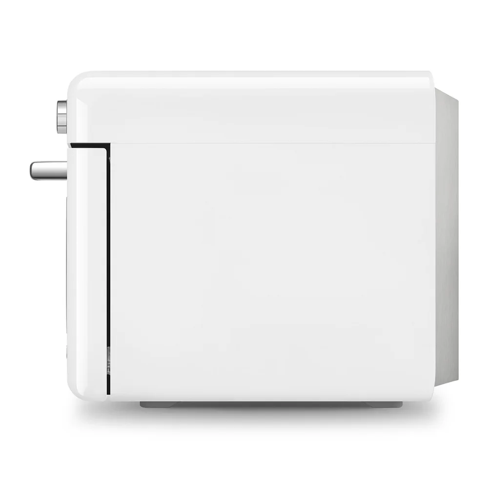 Smeg 50's Style Countertop Multi-Function Oven W/Grill & Steam Function, COF01WHUK (30 L, 1800 W)