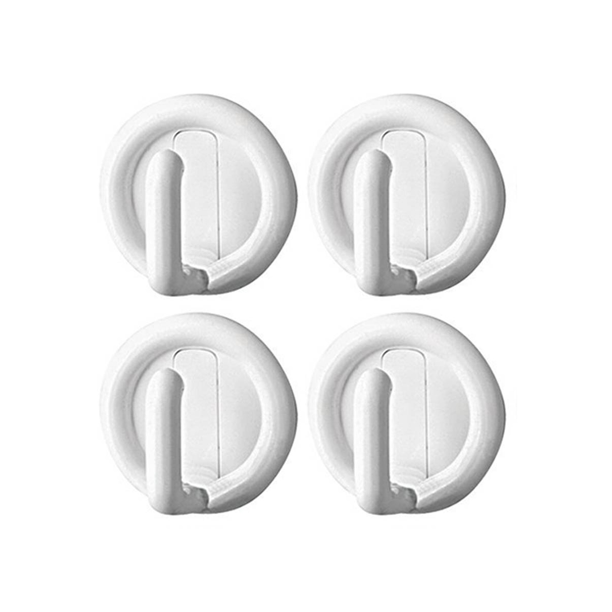 InterDesign Utility Hooks (Set of 4, White)