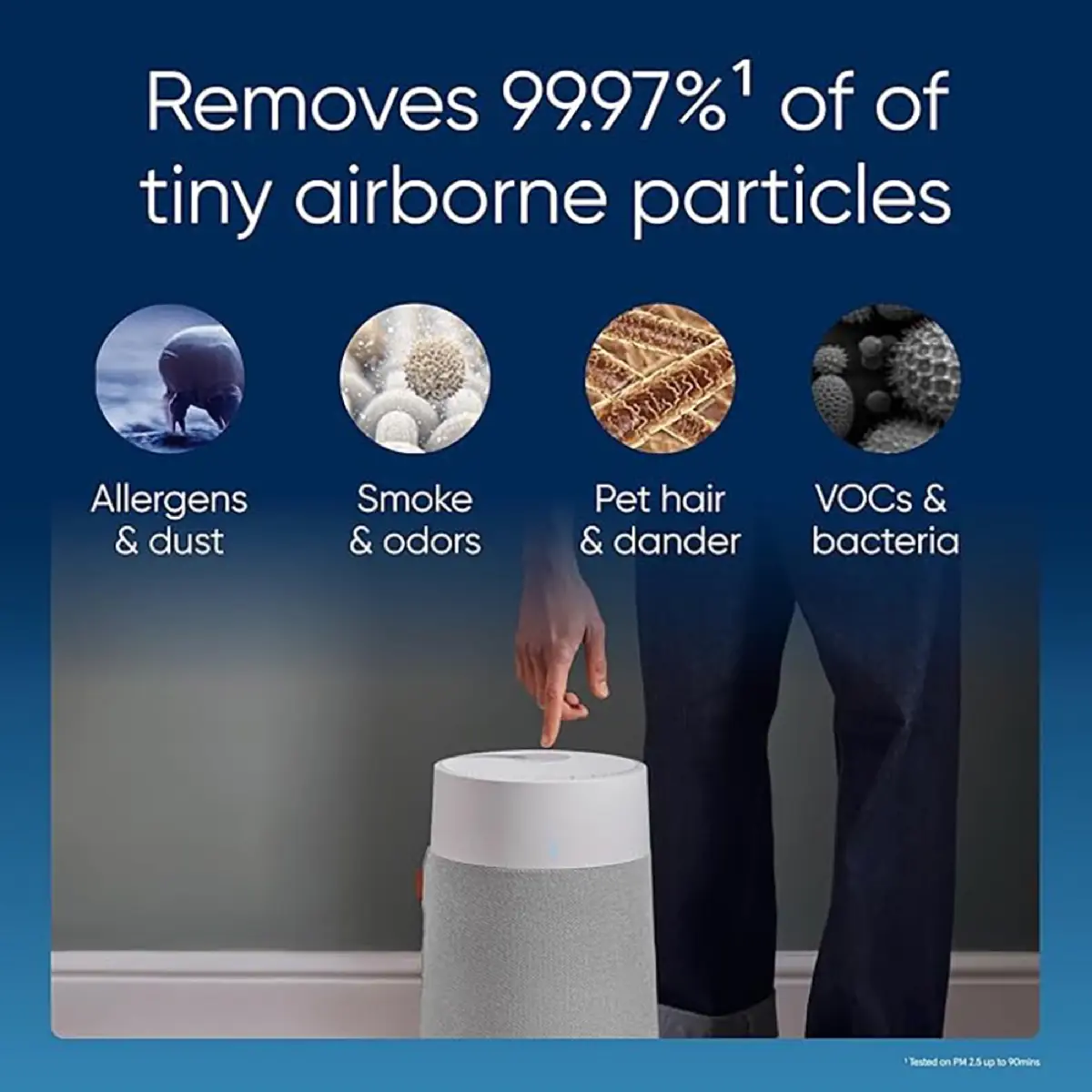 Blueair Blue Pure 511i Max Air Purifier, BLU-111582 (16 W, 26 sq. m)