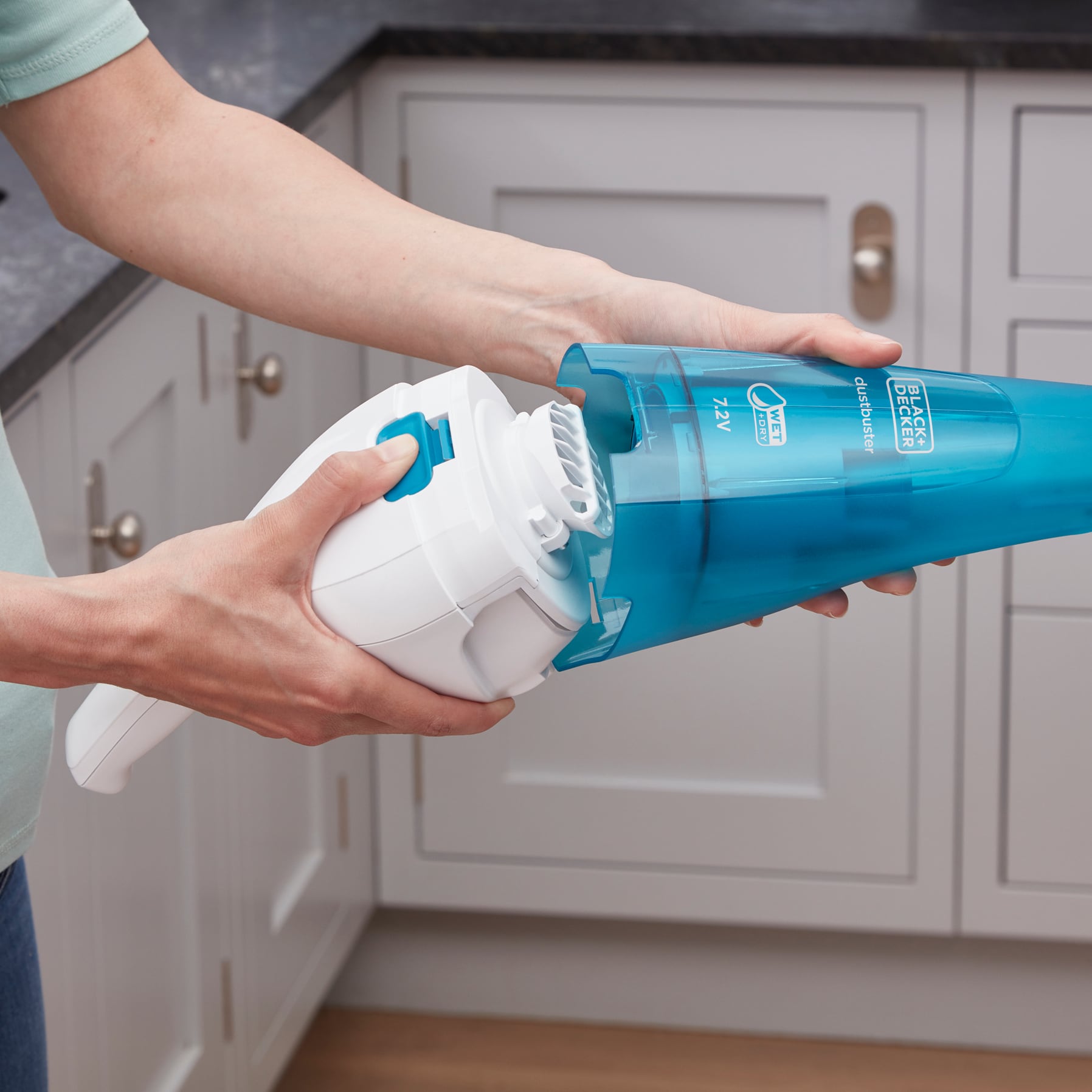 Black+Decker Dustbuster Cordless Wet & Dry Hand Vacuum, WDC115WA-B5 (3.6 V, 385 ml)