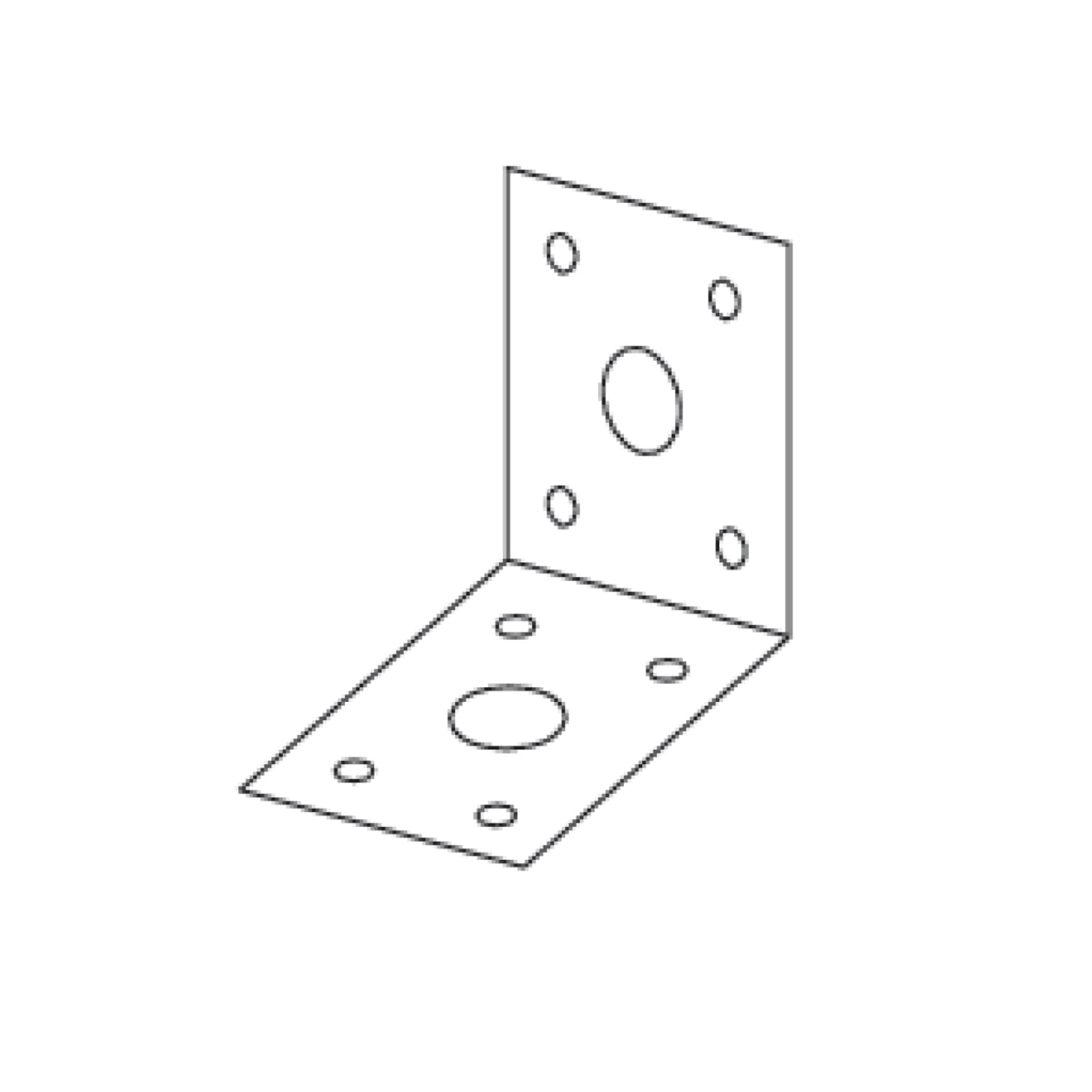 Suki Metal Angle Bracket (5 x 5 x 3.5 cm)