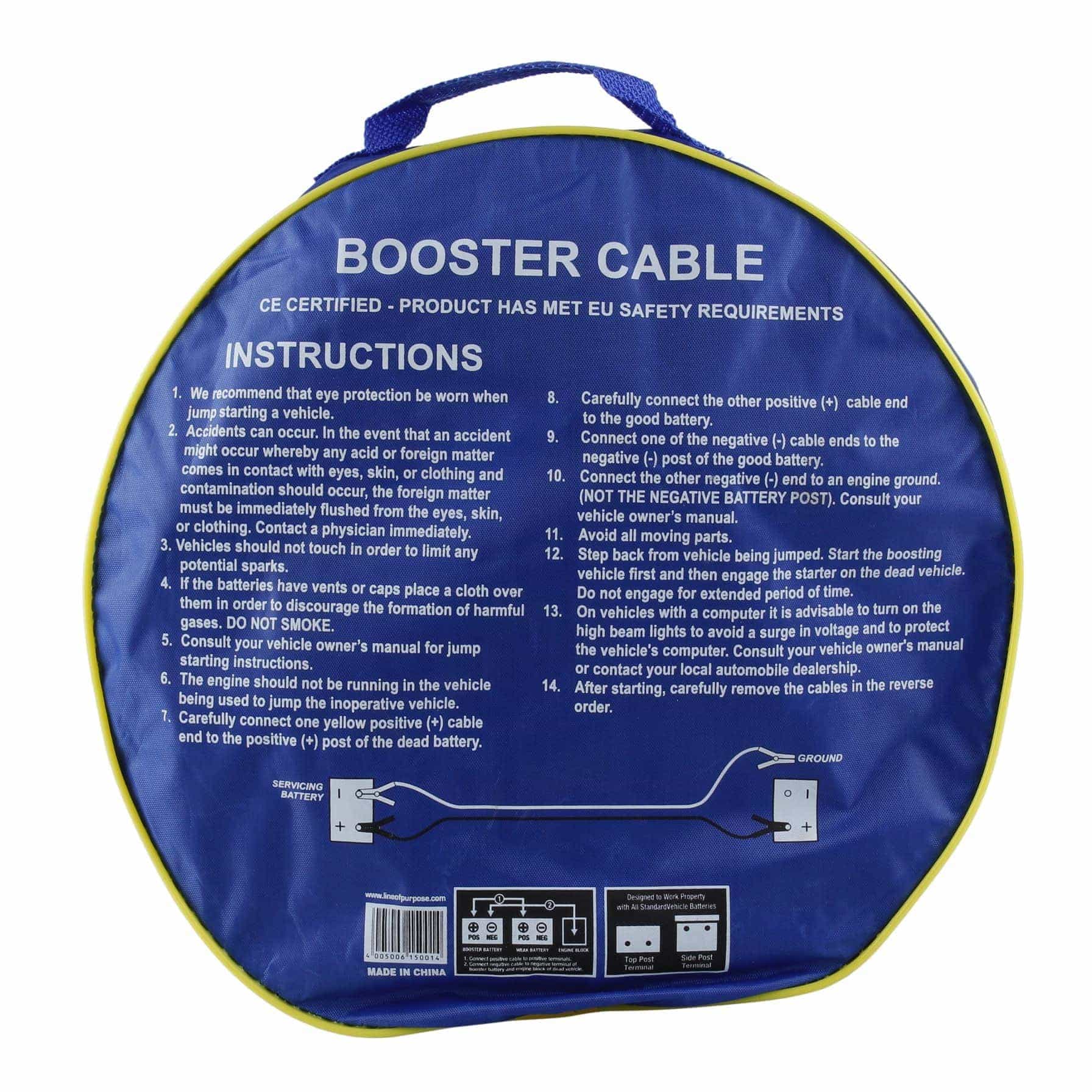 Vitaly Heavy Duty Automotive Booster Cable W/Carry Bag (1500 Amps)